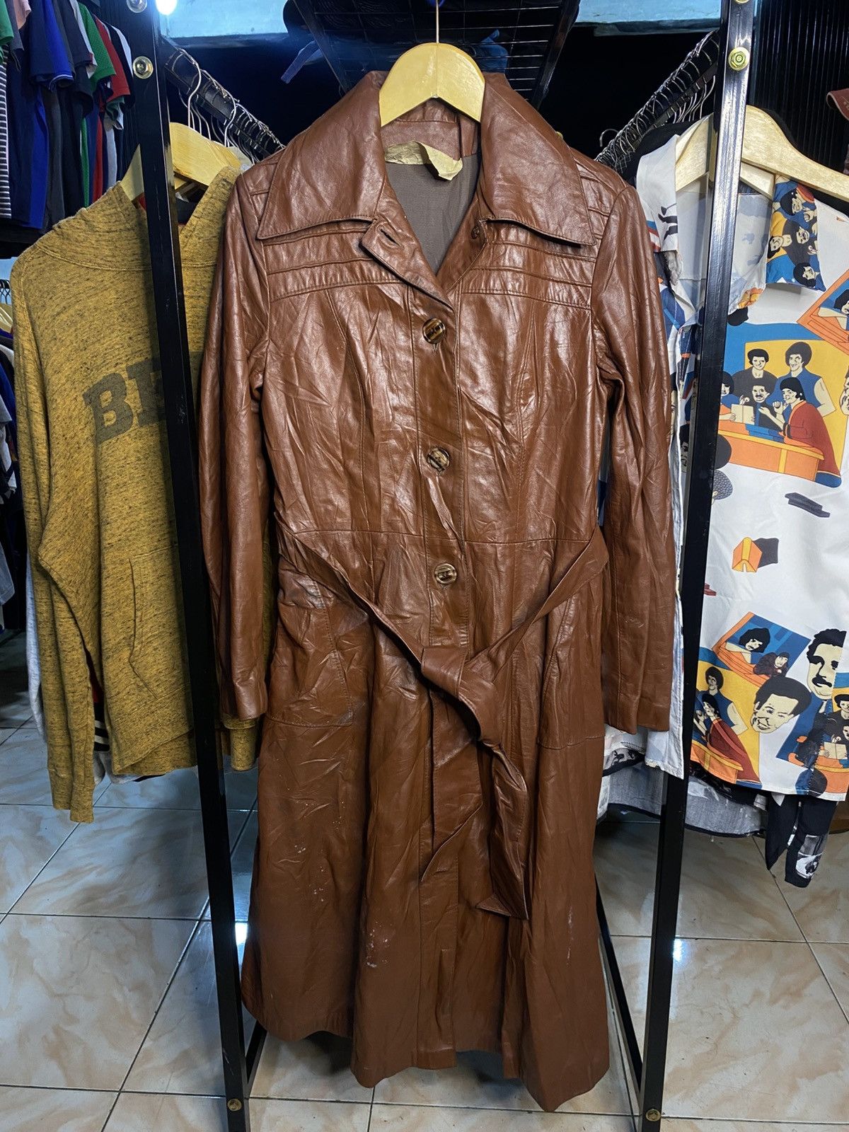 Vintage 60’s vintage leather coats tranch made in canada Size S / US 4 / IT 40 - 1 Thumbnail