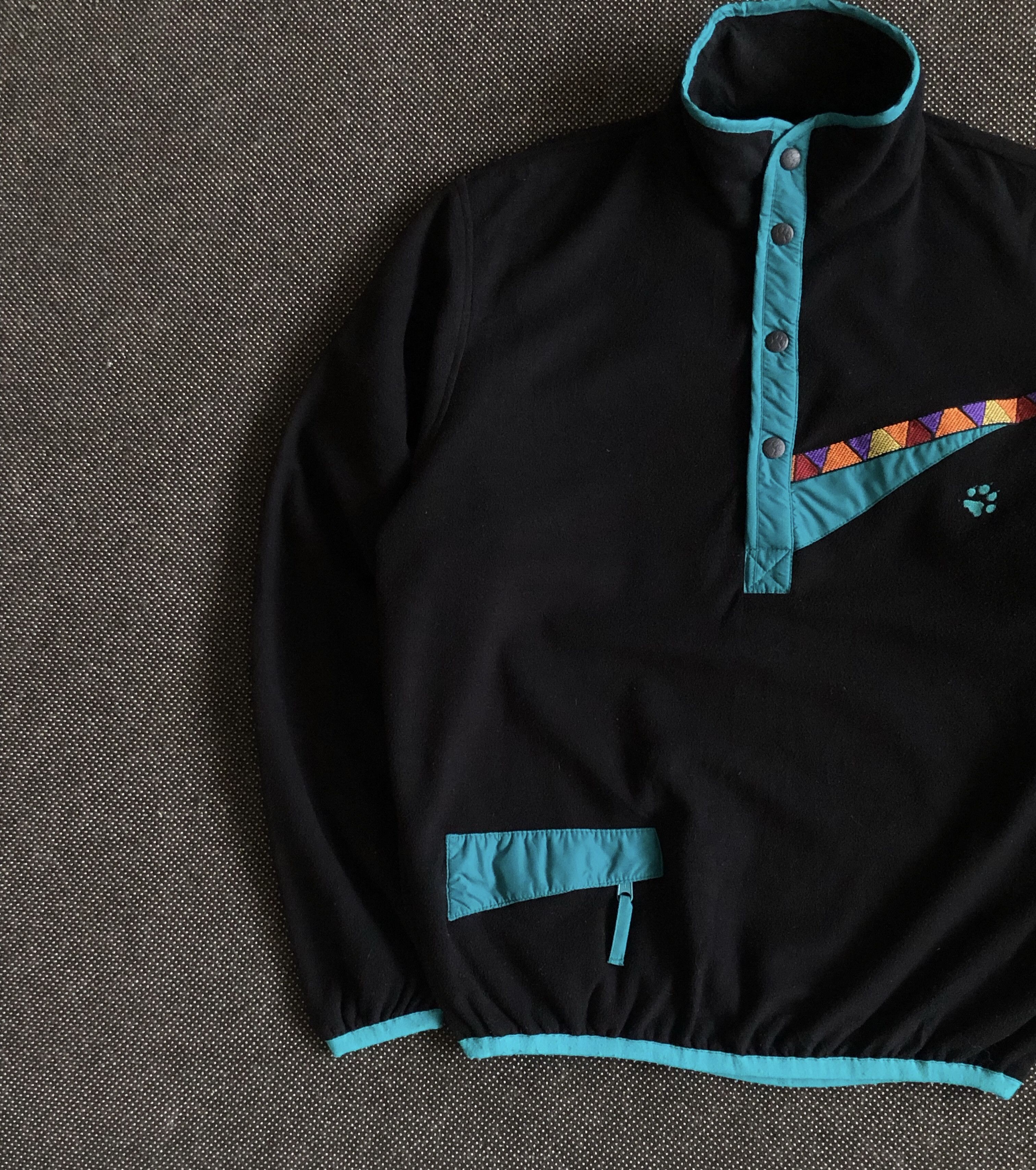 Jack Wolfskin × Vintage RARE🔥VINTAGE JACK WOLFSKINS PORTUGAL MADE PULLOVER FLEECE Size US M / EU 48-50 / 2 - 3 Thumbnail