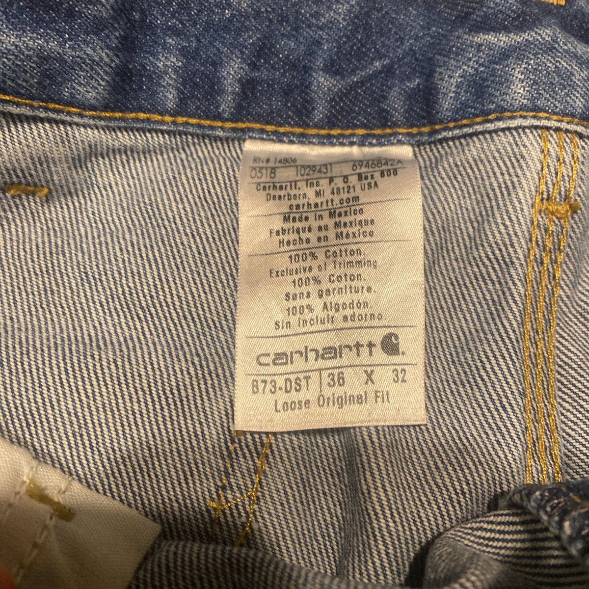 Carhartt Vintage Blue Carhartt Double Knee Panta Size US 36 / EU 52 - 7 Thumbnail