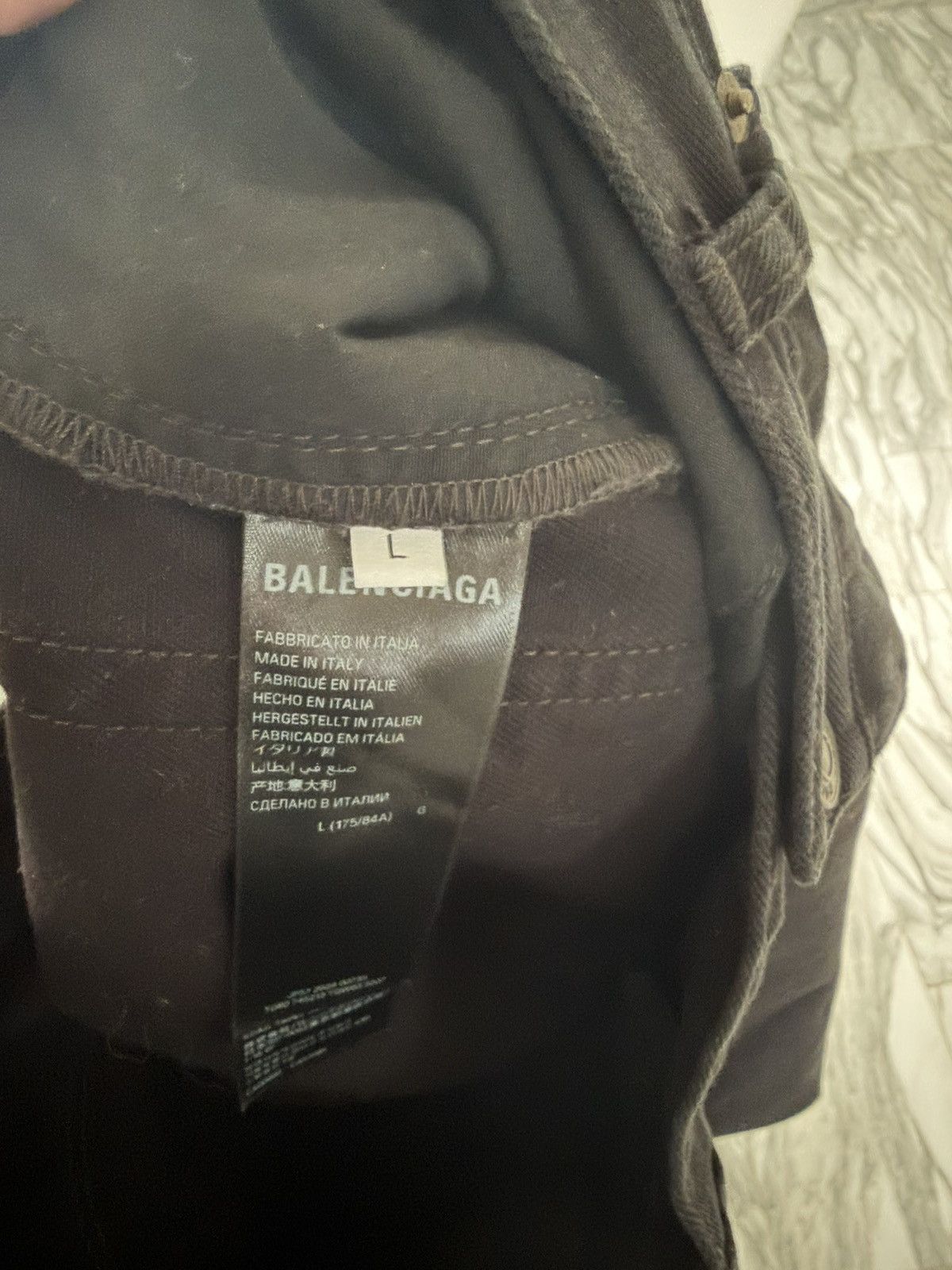 Balenciaga Balenciaga night black baggy fit denim Size US 34 / EU 50 - 5 Thumbnail