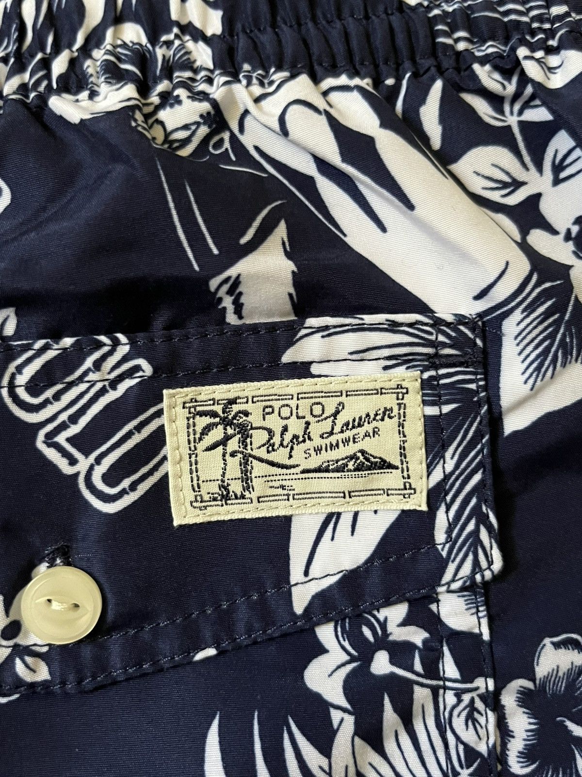 Polo Ralph Lauren Polo Ralph Lauren Polo Bear Tropical Print Men’s Swim Trunk Size US 34 / EU 50 - 6 Thumbnail