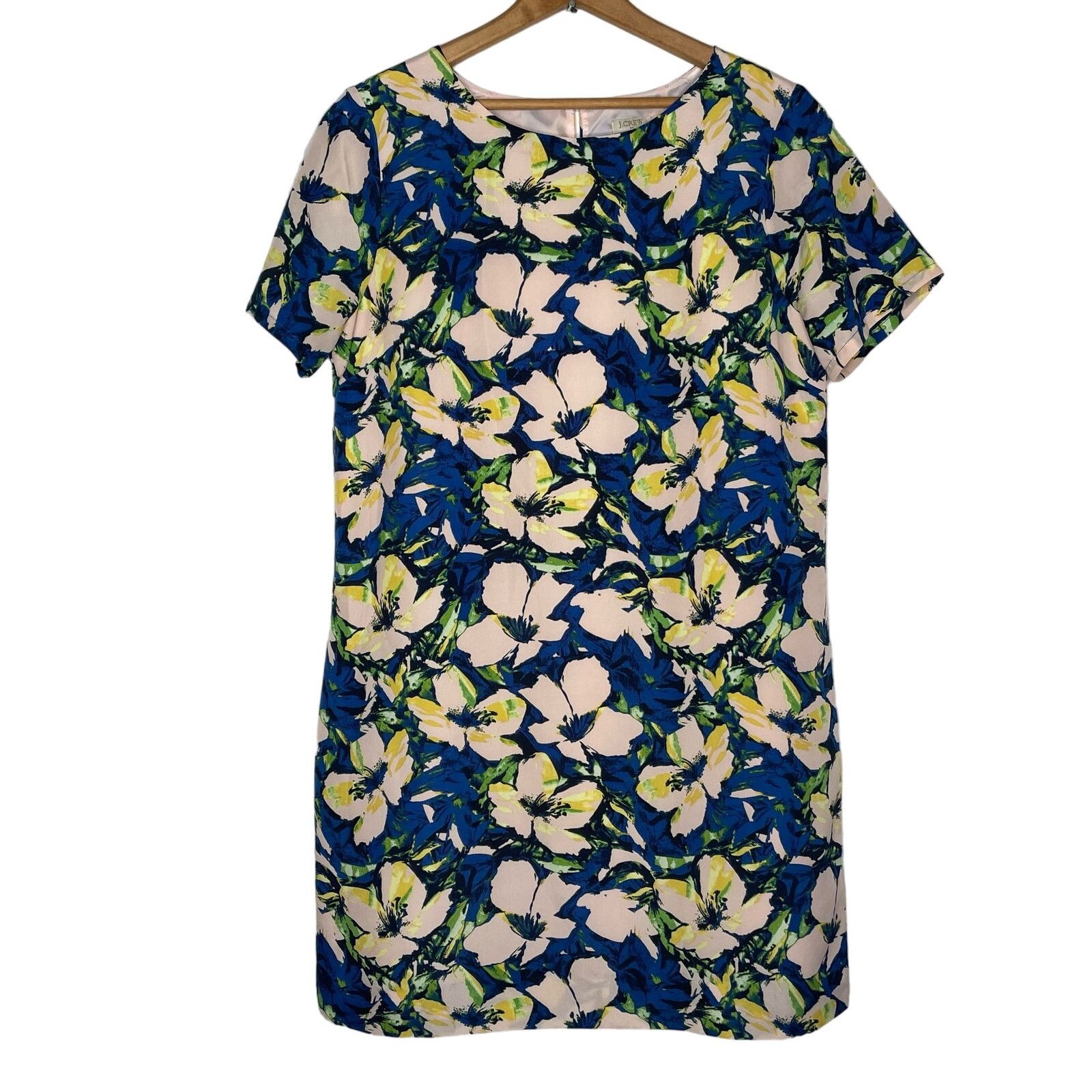 J.Crew J Crew Floral Shift Dress Size L / US 10 / IT 46 - 1 Thumbnail