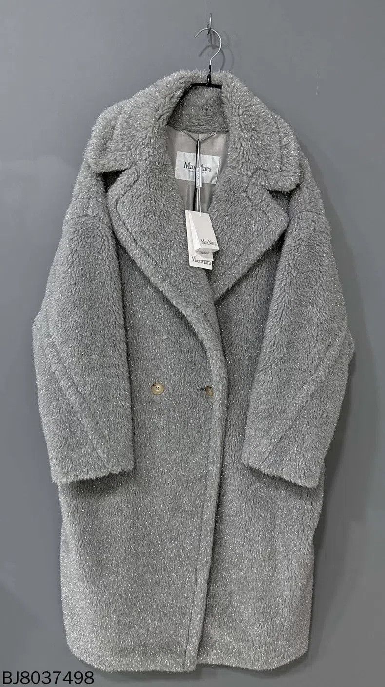 Max Mara Max Mara Silver thread teddy coat Size M / US 6-8 / IT 42-44 - 1 Thumbnail