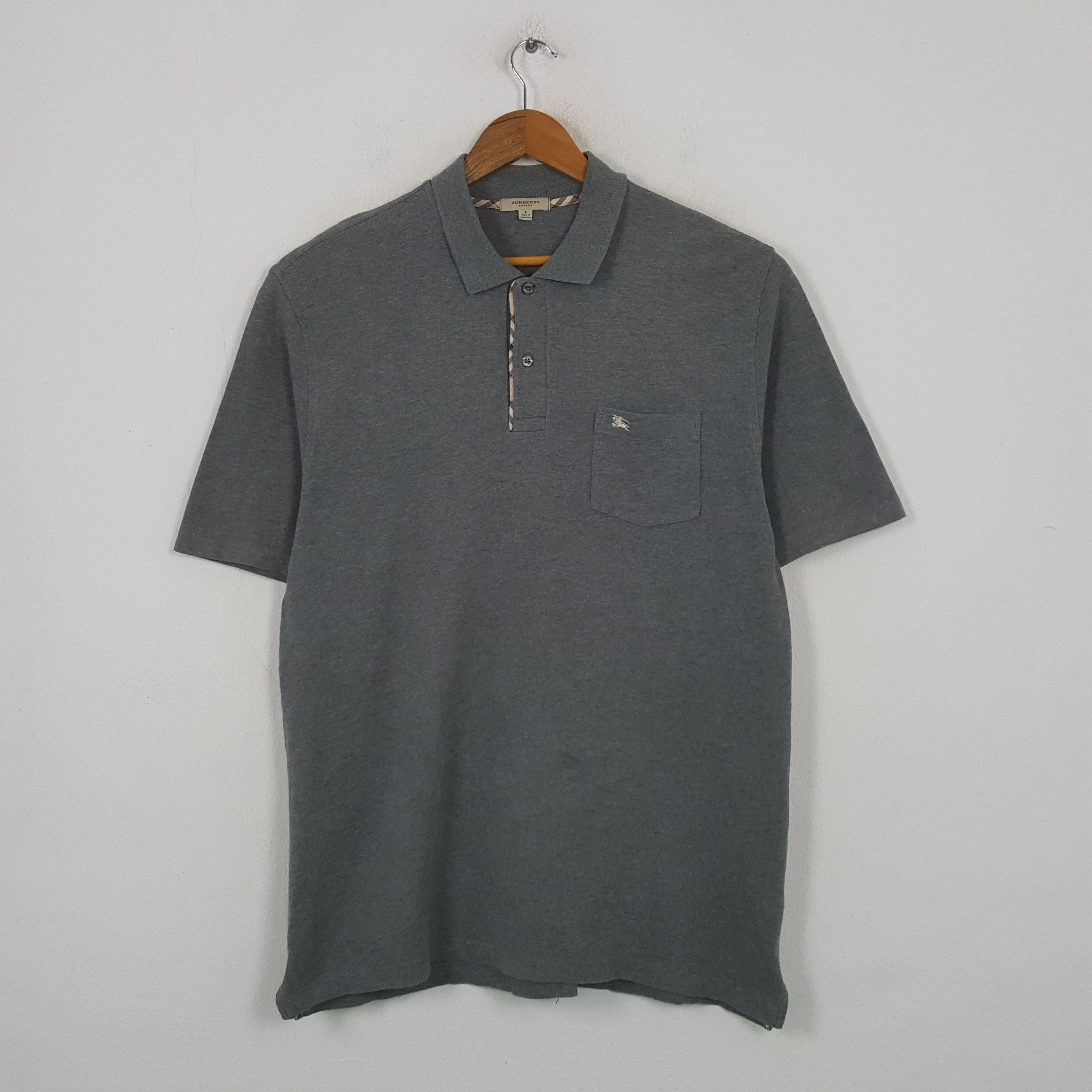 Burberry Vintage Burberry London Fashion Brand Polo Shirt RR5 Size US XL / EU 56 / 4 - 1 Thumbnail