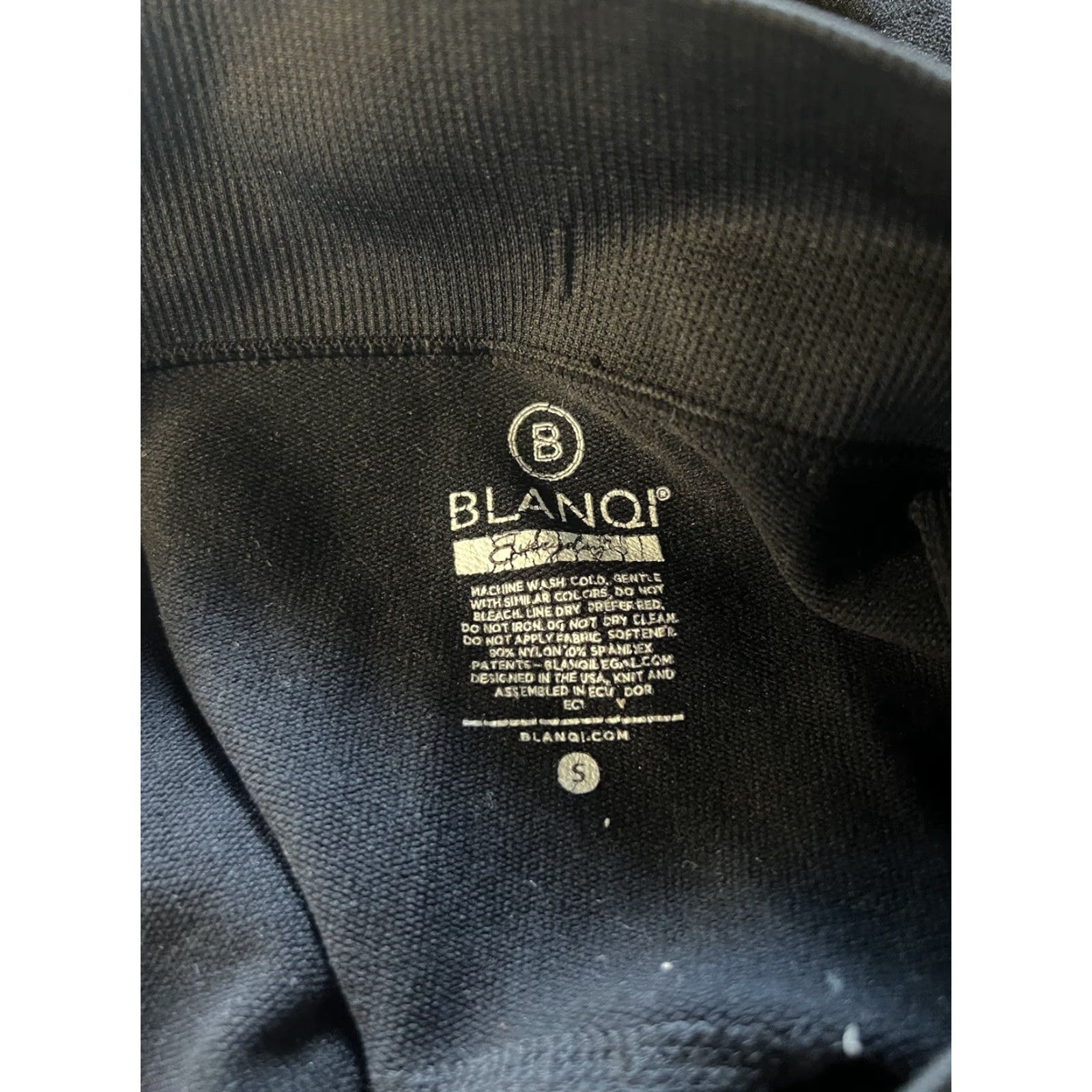 Vintage BLANQI Maternity Leggings Women's Black Size S Belly Support Comfort Size 28" / US 6 / IT 42 - 3 Thumbnail