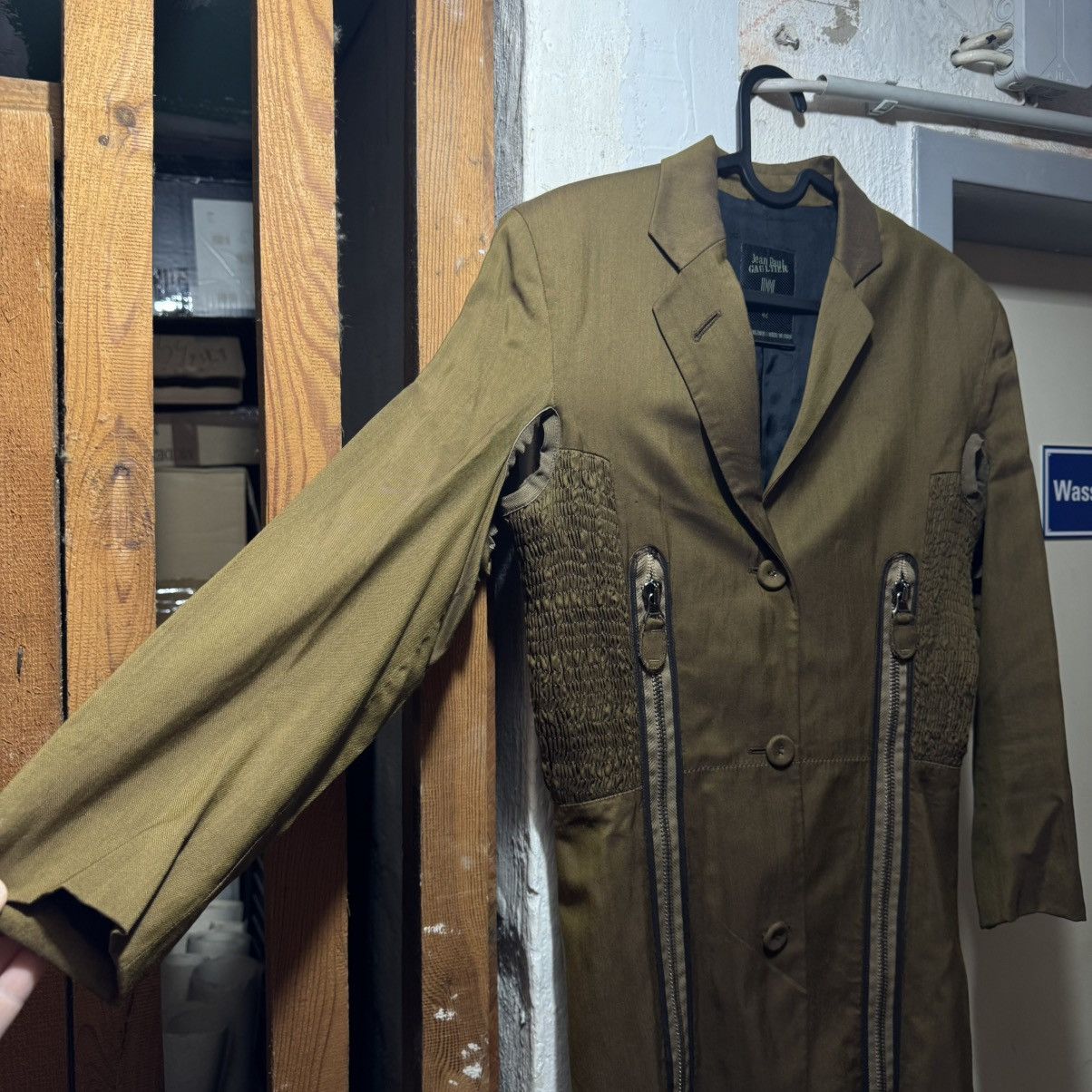 Jean Paul Gaultier × Vintage Jean Paul Gaultier AW89 Femme Multi Zipper Blazer Size M / US 6-8 / IT 42-44 - 3 Thumbnail