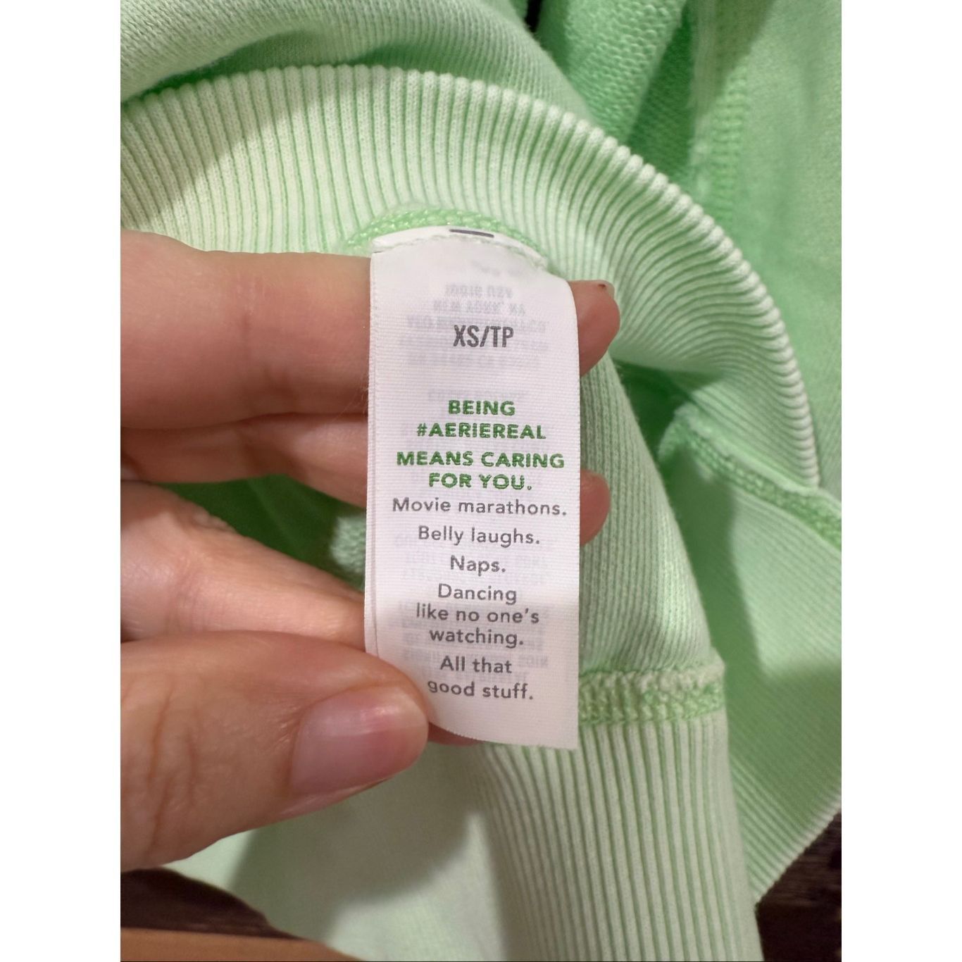 ABLE Aerie oversized relaxed fit v-neck sweatshirt sz XS Size XS / US 0-2 / IT 36-38 - 4 Thumbnail