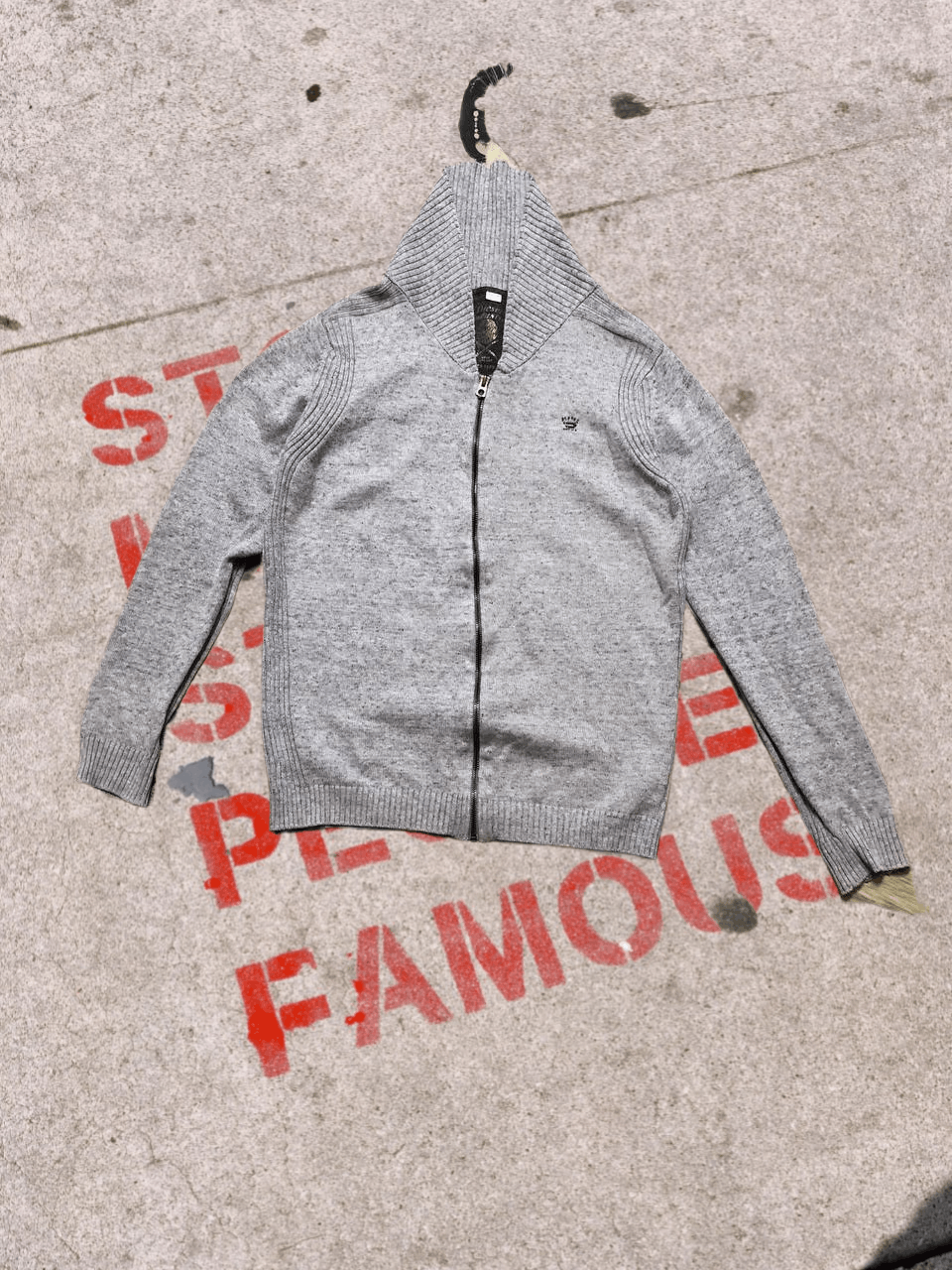 Diesel Vintage Y2K Diesel distressed Knit Sweater ZIP UP Size US M / EU 48-50 / 2 - 1 Thumbnail