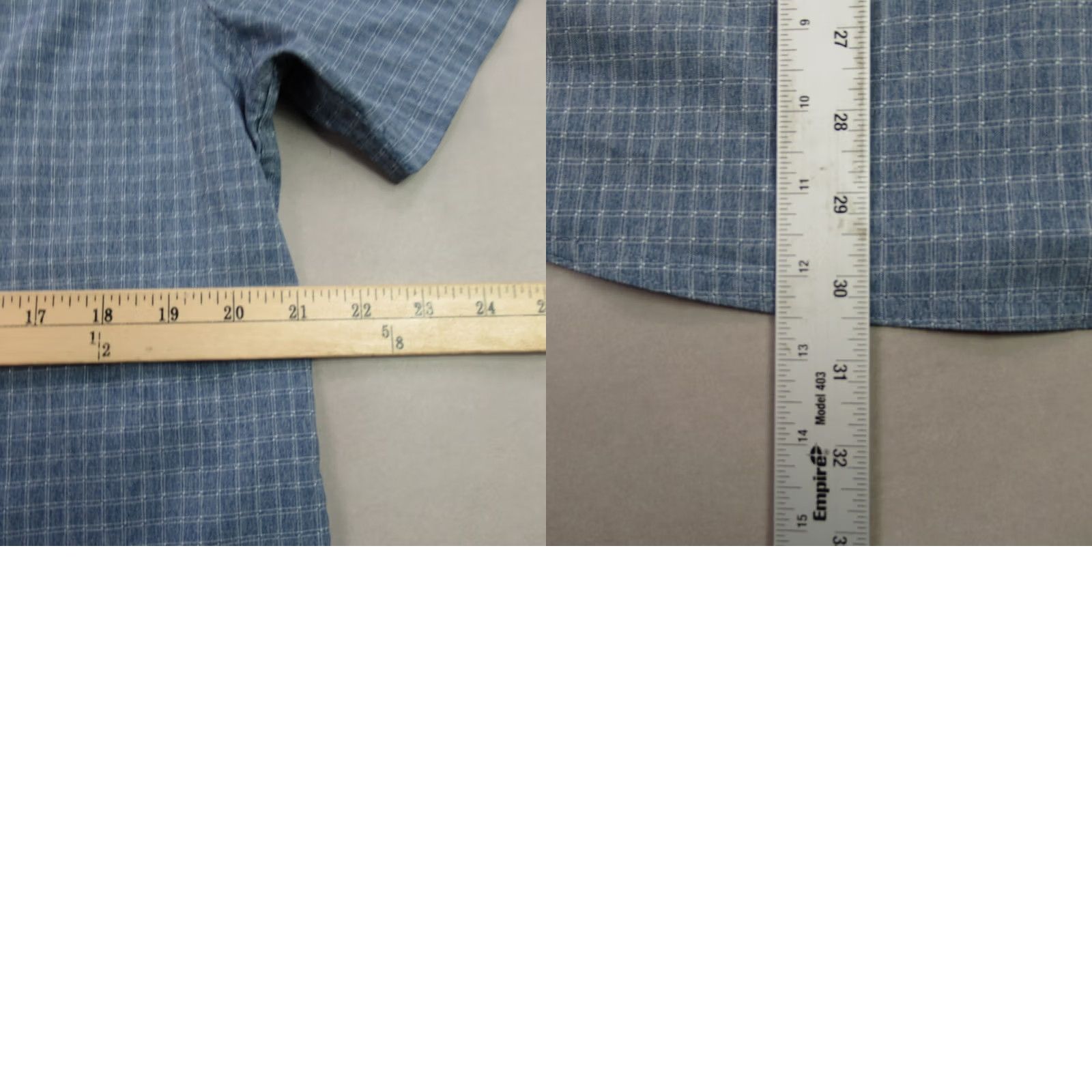 Prana PrAna Shirt Mens Medium Button Front Checks Lightweight Short Sleeve Outdoors Size US M / EU 48-50 / 2 - 8 Thumbnail