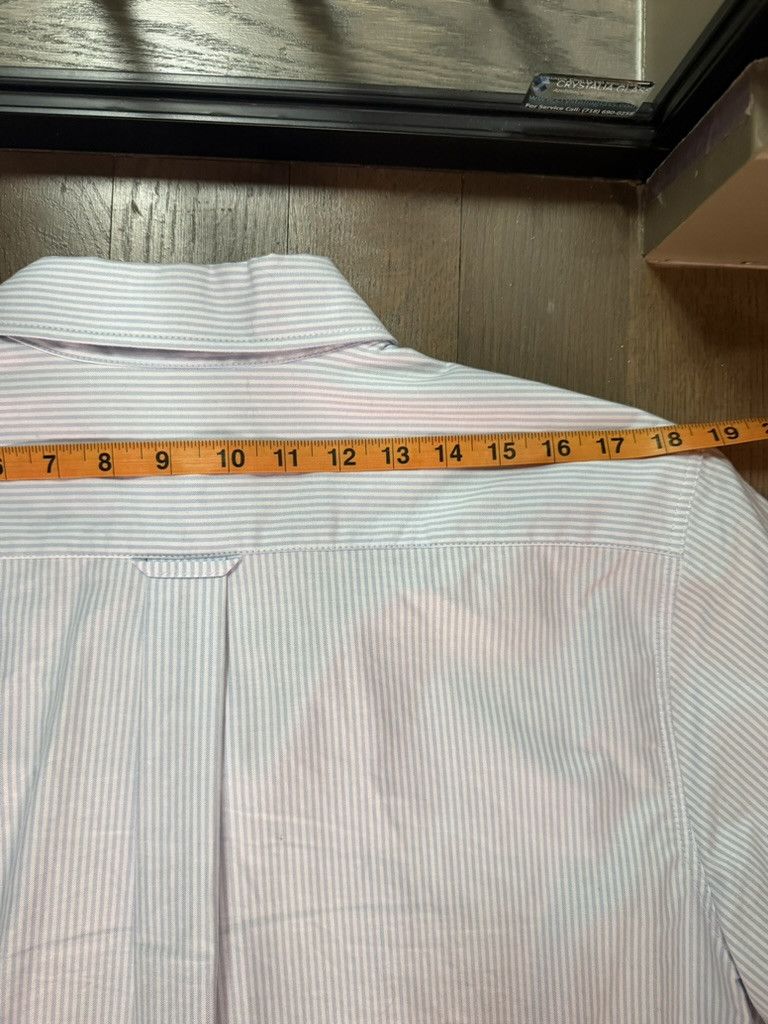 Maison Kitsune Maison Kitsuné striped oxford button down shirt (L / 42) Size US L / EU 52-54 / 3 - 6 Thumbnail