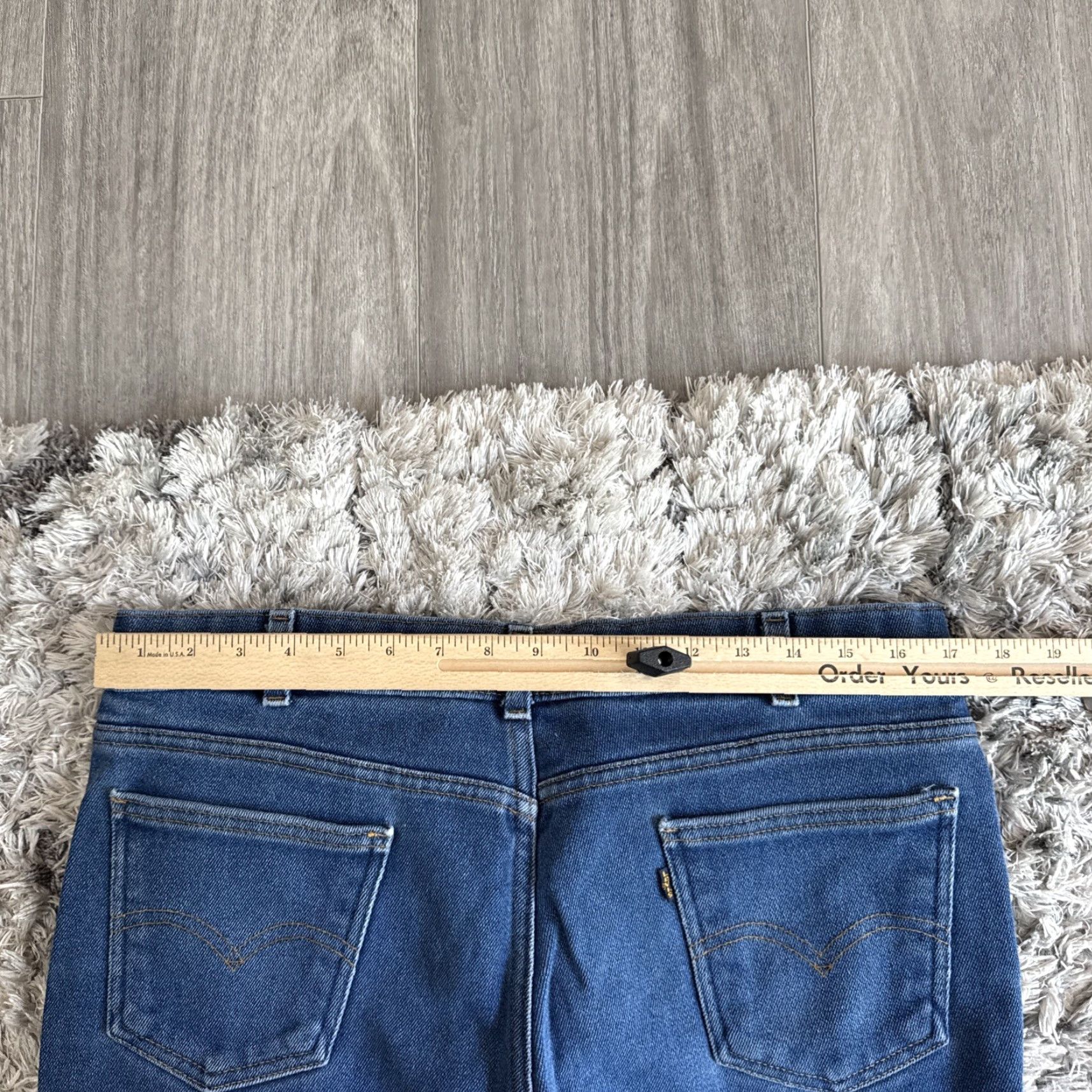 Levi's VINTAGE Levi's Jeans With A Skosh More Room Men’s Size 38x29 Denim Blue USA Straight Jeans Mens US Made In USA Regular 38 29 Distressed? Size US 38 / EU 54 - 4 Thumbnail