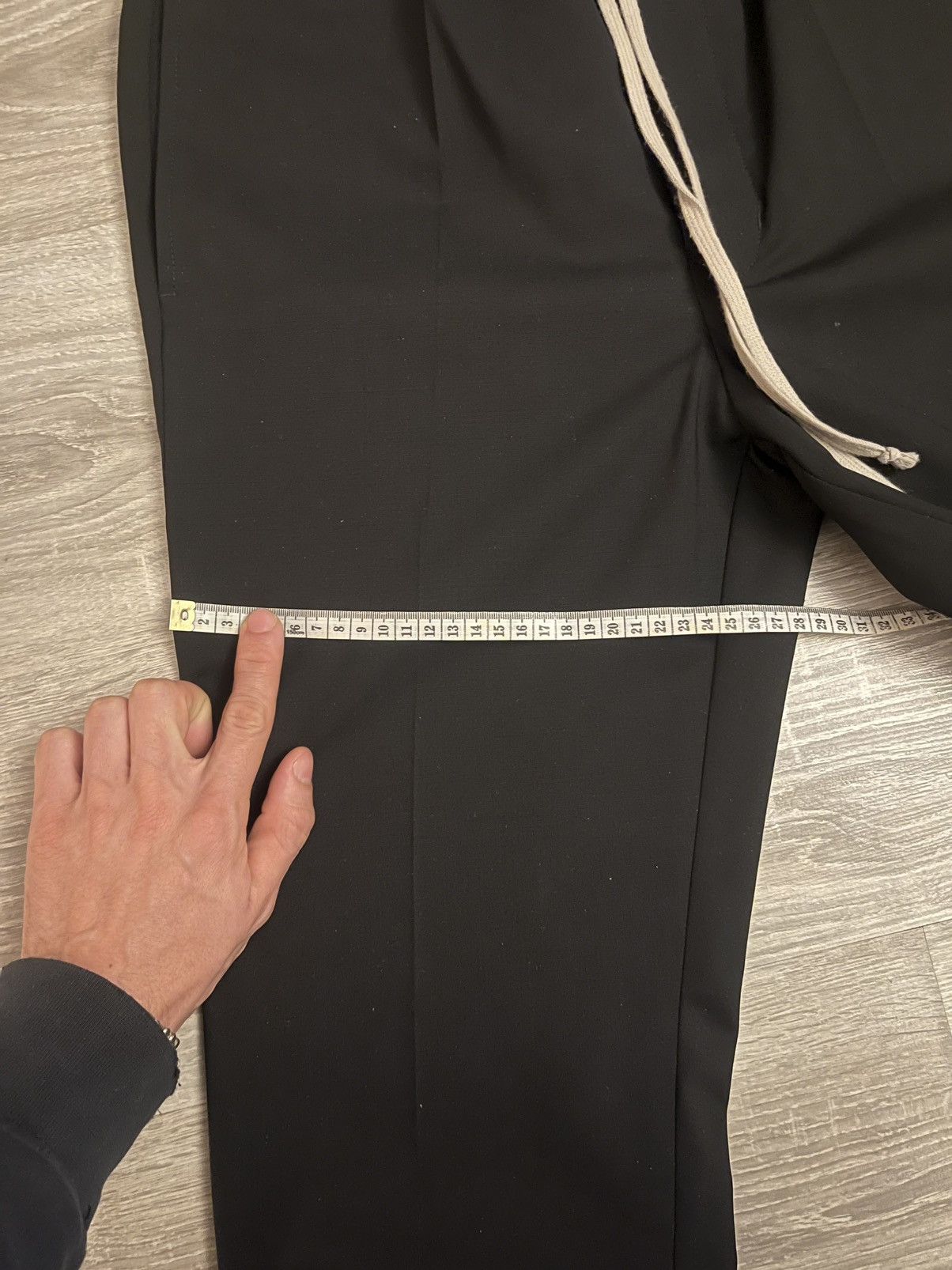 Rick Owens Rick Owens FW23 Luxor Drawstring Wool Pants – New with Tags Size US 31 - 15 Thumbnail