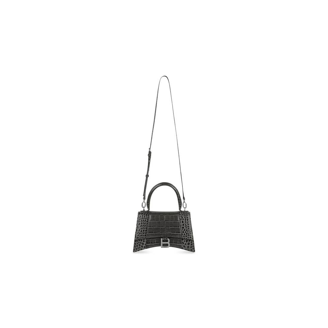 Balenciaga o1mt1gz0525 Size: OS / Hourglass Small Handbag Crocodile Size ONE SIZE - 5 Thumbnail
