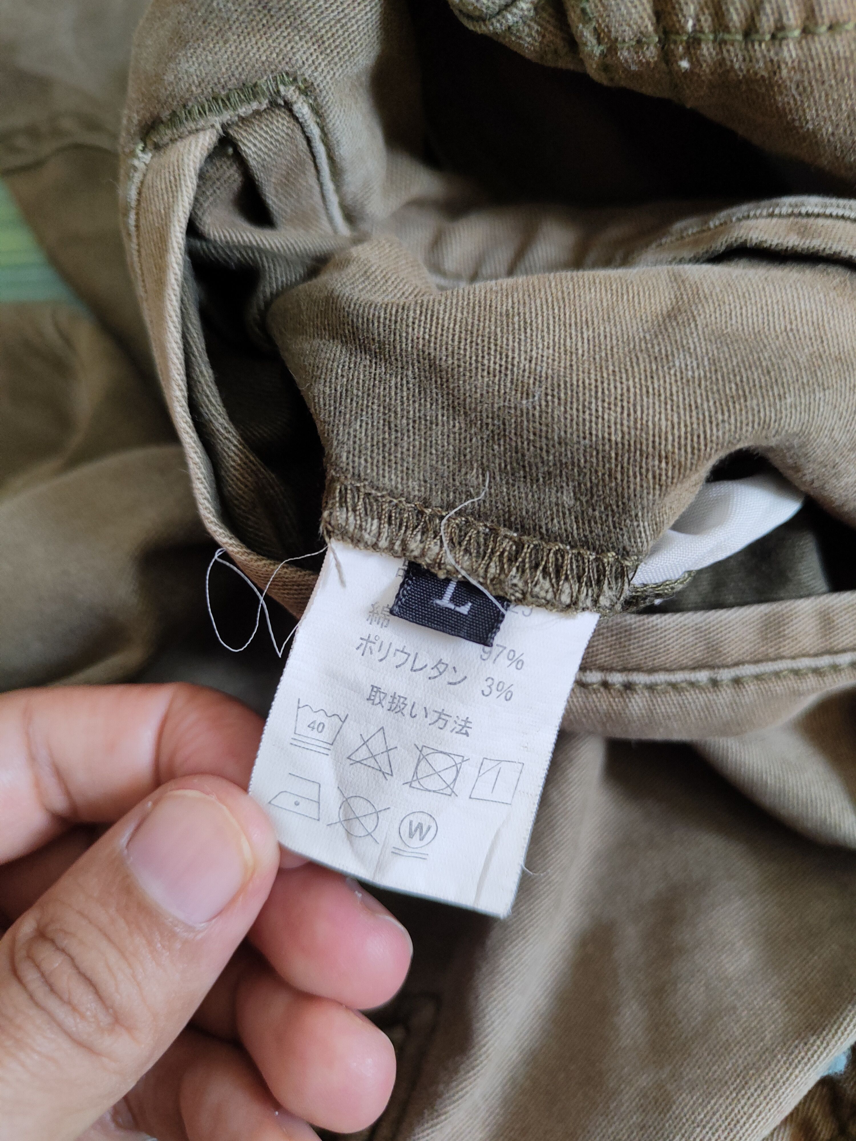 Japanese Brand Geride Brown Faded Multipocket Tactical Cargo Pants #S1502 Size US 32 / EU 48 - 18 Thumbnail