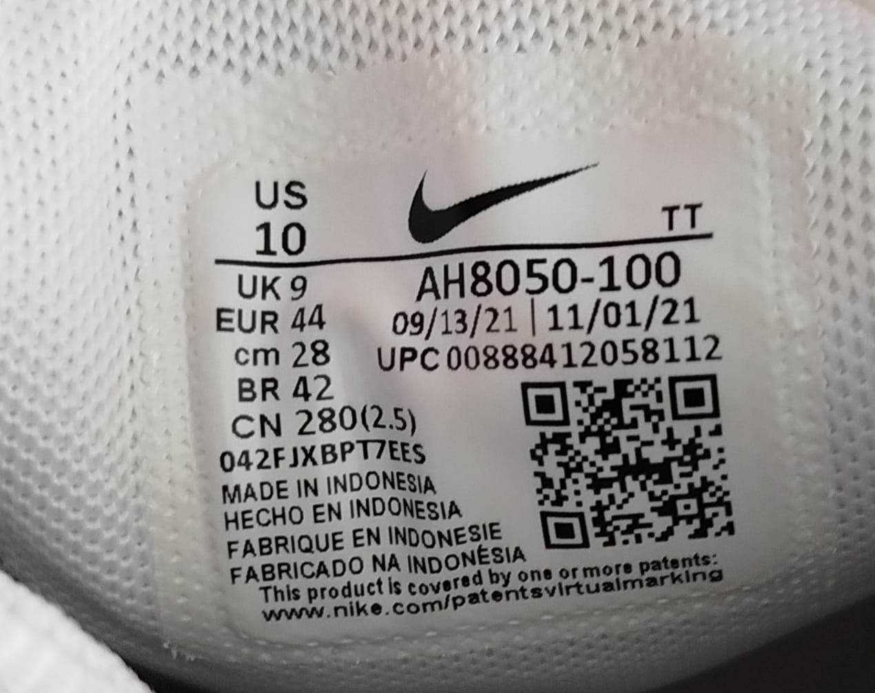 Nike Nike Air Max 270 Low White AH8050-100 Size US 10 / EU 43 - 9 Thumbnail