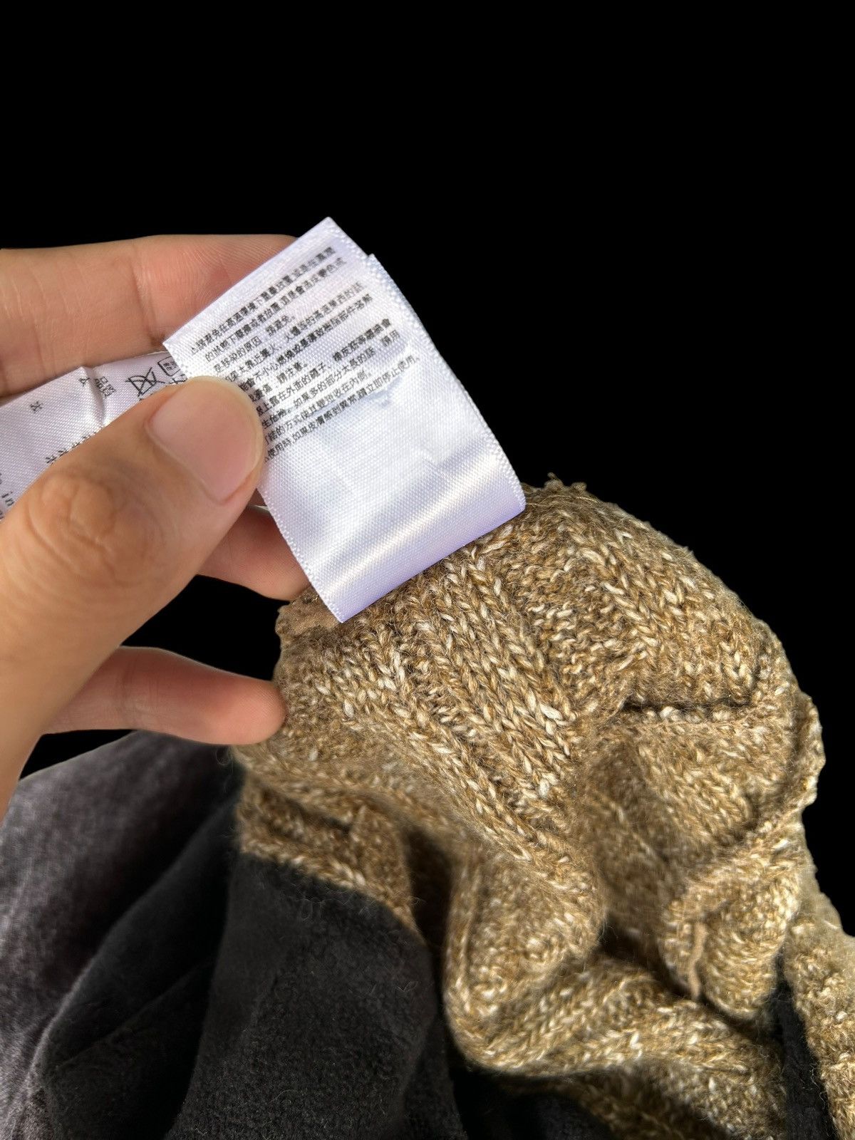 Japanese Brand × Kapital × Vintage Balaclava Masked Japanese Knitt Beanie Rare 🎌☠️ Size ONE SIZE - 8 Thumbnail