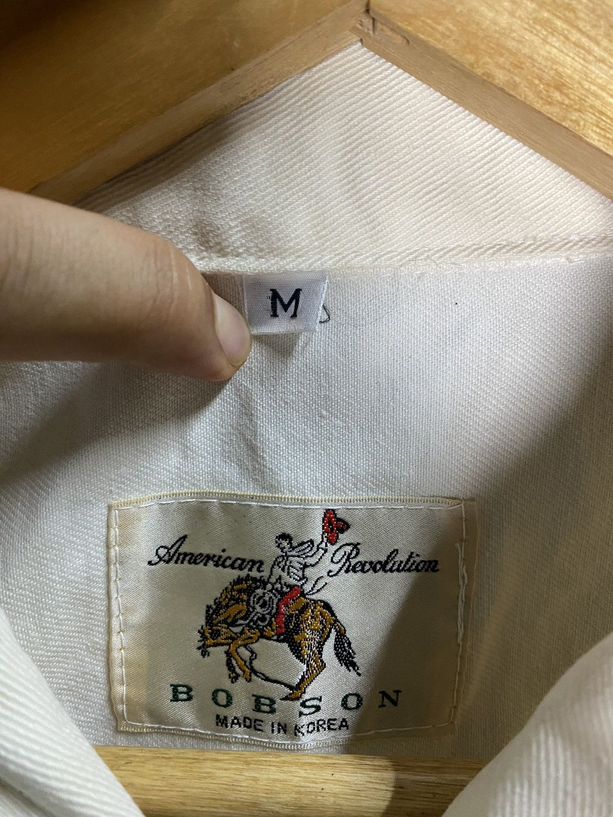 Tricker's × Vintage Vintage Bobson America Revolution Trucker Jacket Size US M / EU 48-50 / 2 - 11 Thumbnail