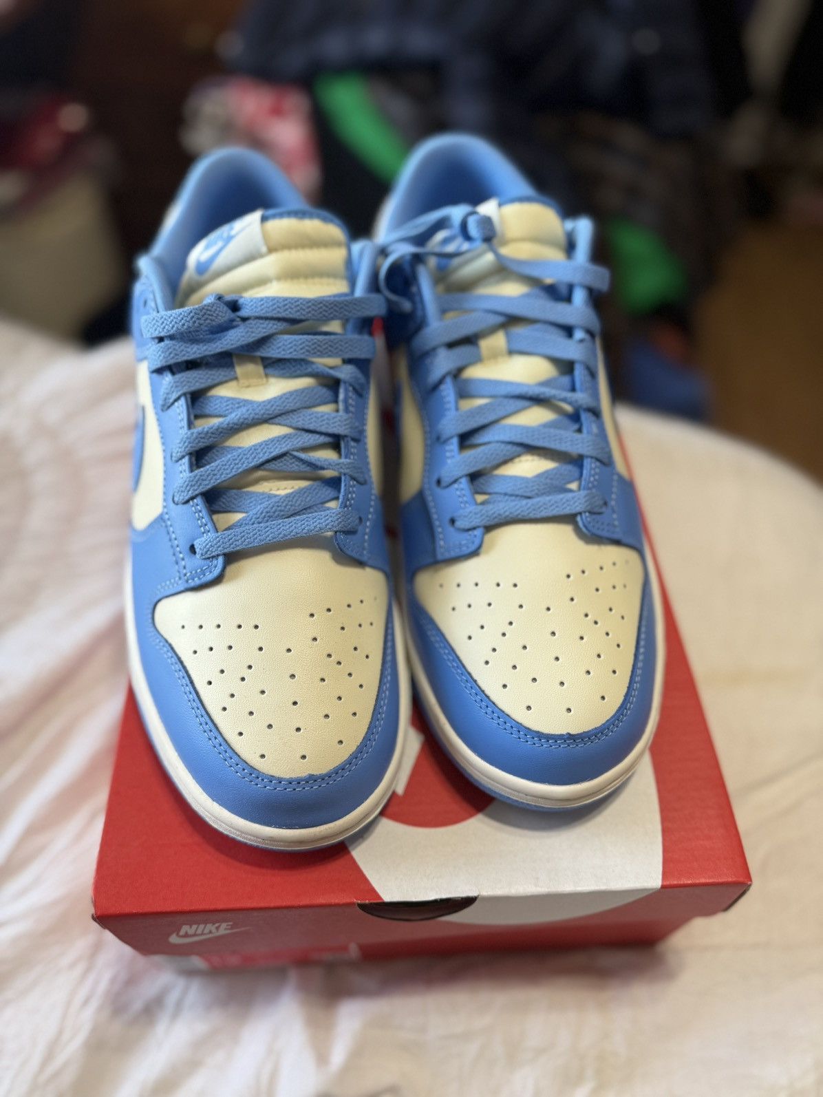 Nike University Blue Dunks (New) Size US 12 / EU 45 - 2 Thumbnail