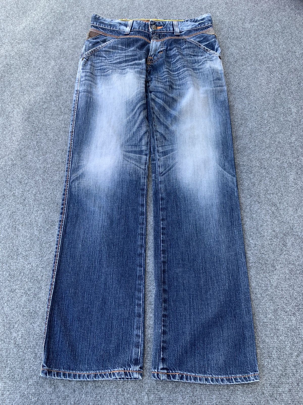Edwin Edwin Blue Trip faded blue mud wash. Size US 31 - 1 Thumbnail