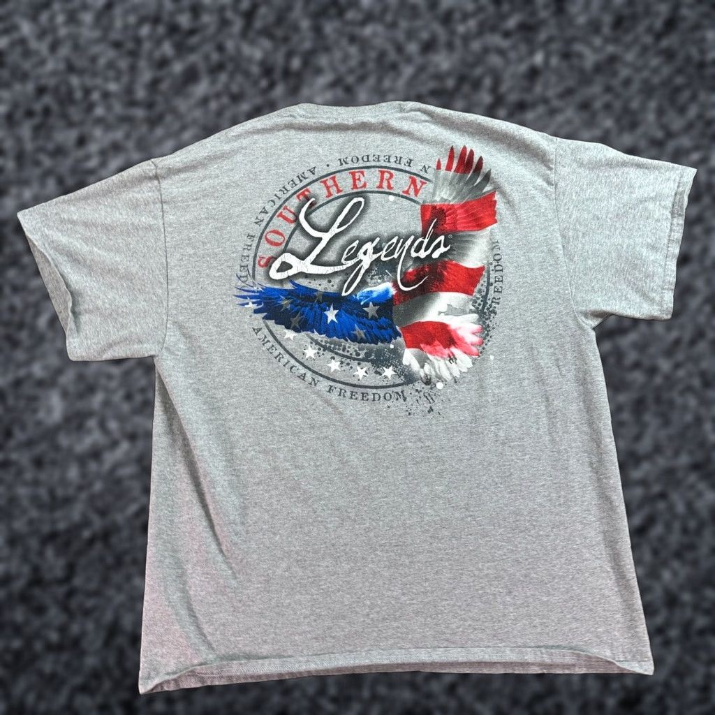 Vintage Southern Legends Shirt Mens XL Gray Graphic Print Logo Size US XL / EU 56 / 4 - 1 Thumbnail