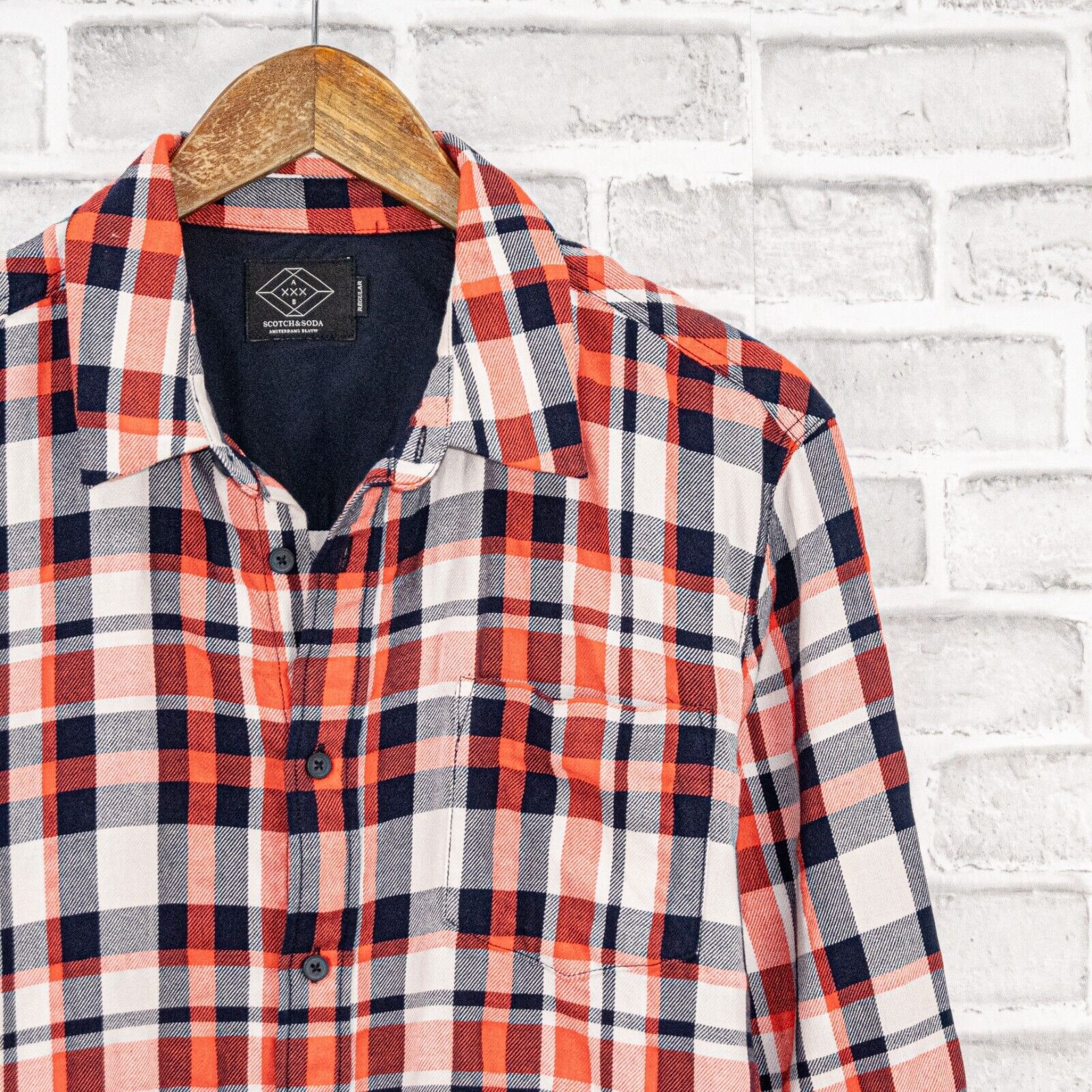 Scotch & Soda Scotch & Soda Button up Flannel Shirt in Multi color Plaid Size US L / EU 52-54 / 3 - 1 Thumbnail