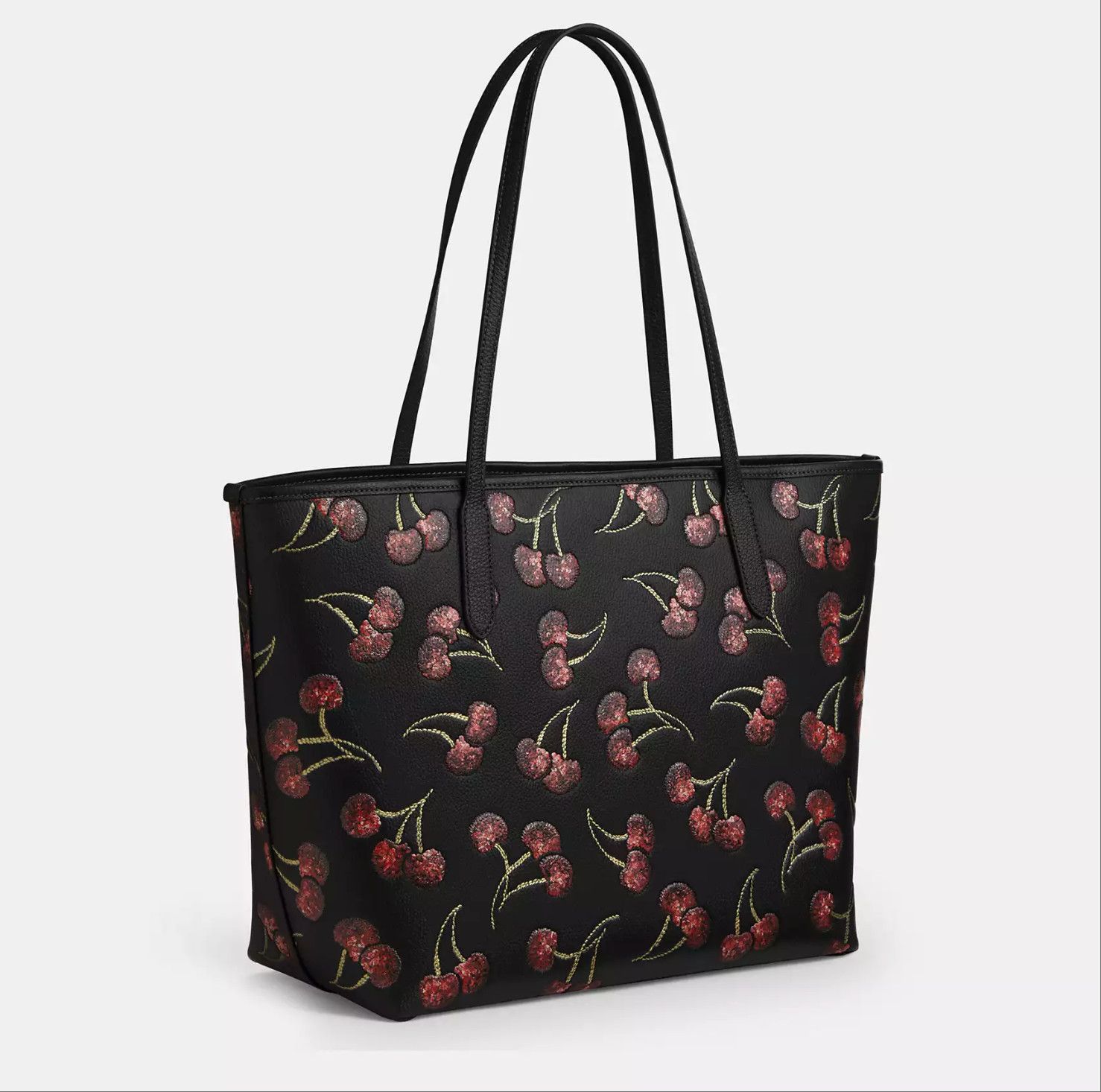 Coach NWT Coach City Tote Bag With Cherry Print CCZ18 Size ONE SIZE - 9 Thumbnail