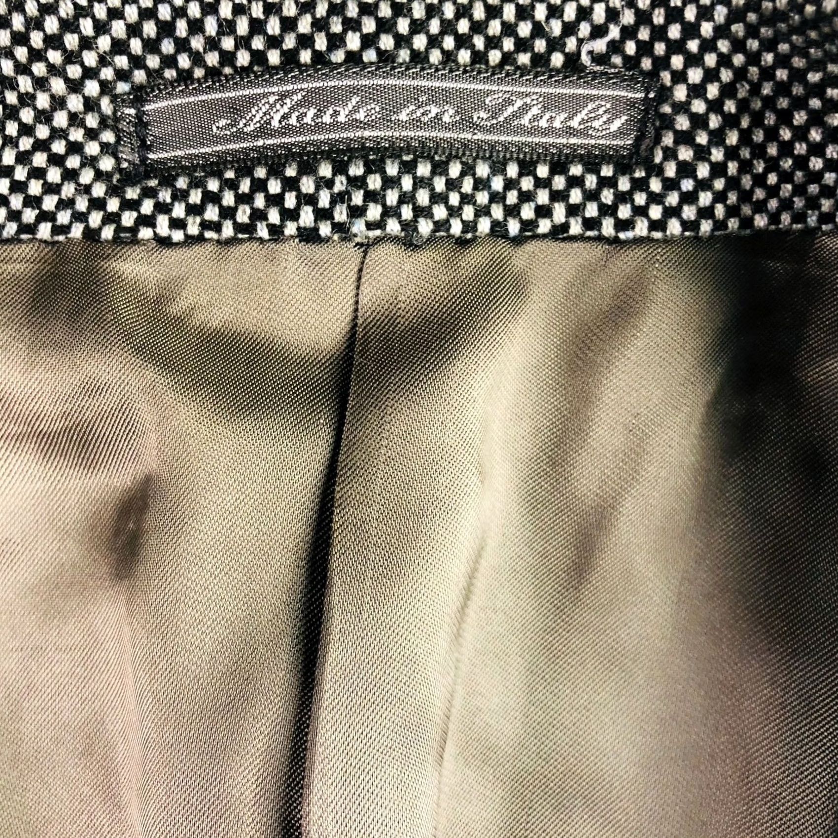 Corneliani Corneliani Blazer Jacket 2-Button Single-Breasted Wool Silk Tweed Check 42R Italy Mens Regular Vintage No Size 42R - 3 Thumbnail