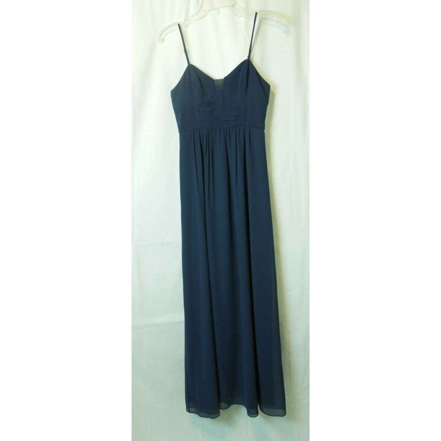 Bcbgmaxazria BCBG Generation Women's Navy Blue Cocktail Prom Evening Gown Size XS / US 0-2 / IT 36-38 - 1 Thumbnail