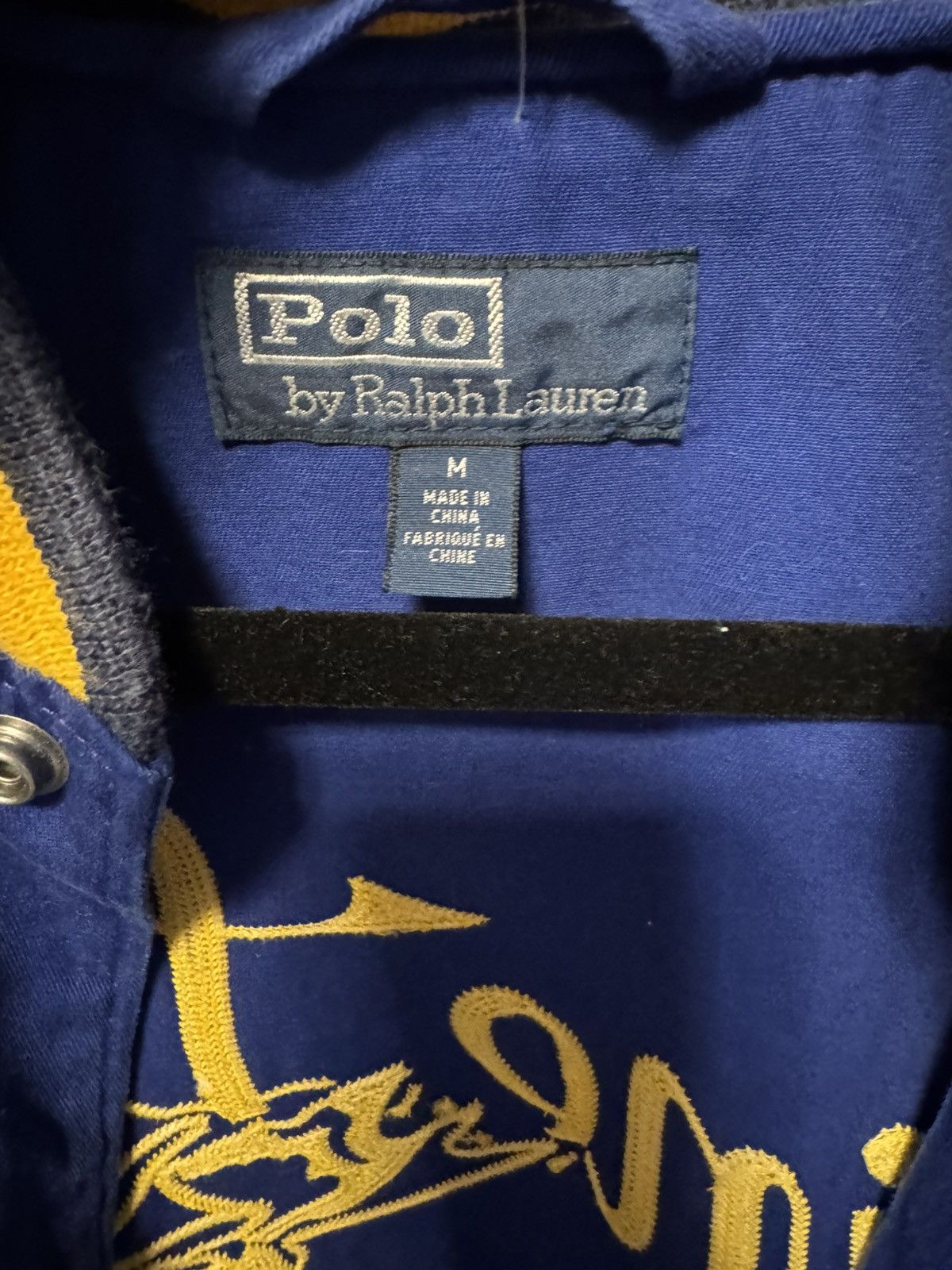 Polo Ralph Lauren Polo Ralph Lauren Sportsman Pine Lake Moose Letterman Jacket Size US M / EU 48-50 / 2 - 2 Thumbnail