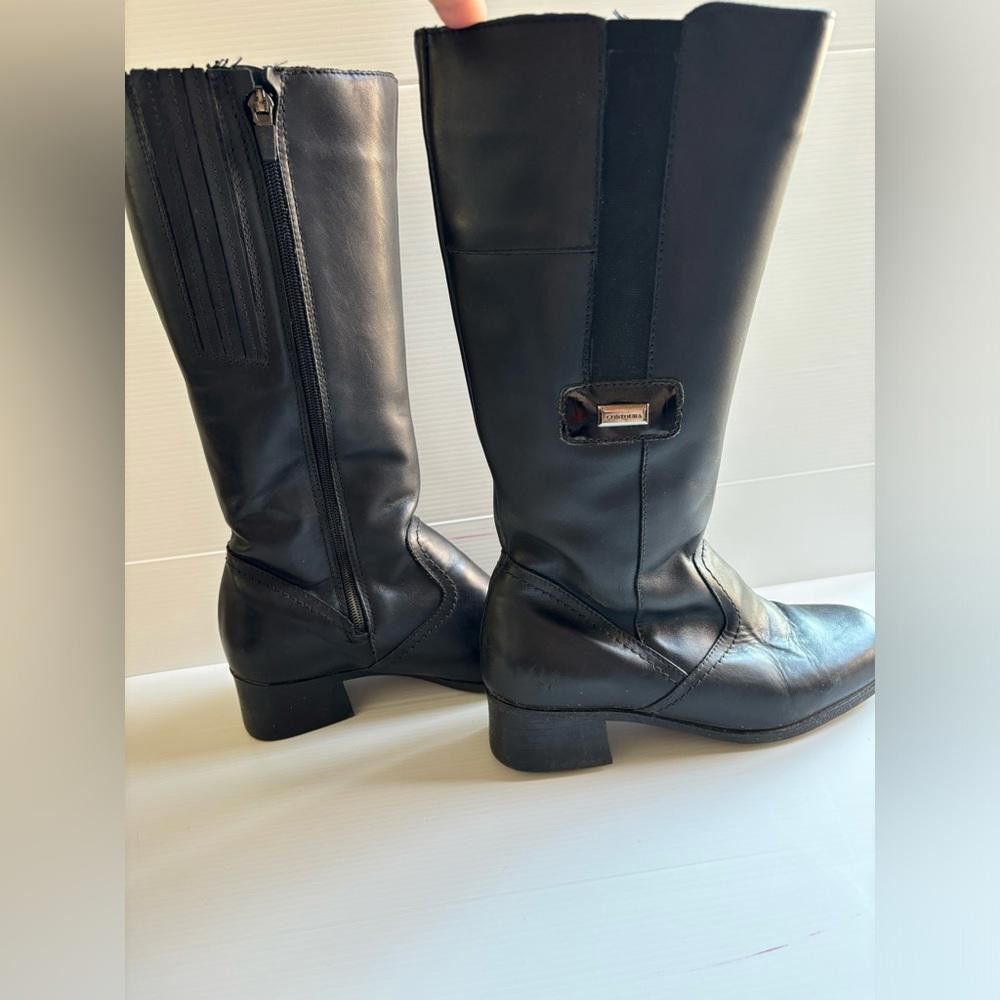 Designer Contoura Women's Real Leather Black Boots, perfect condition Size US 6 / IT 36 - 2 Thumbnail