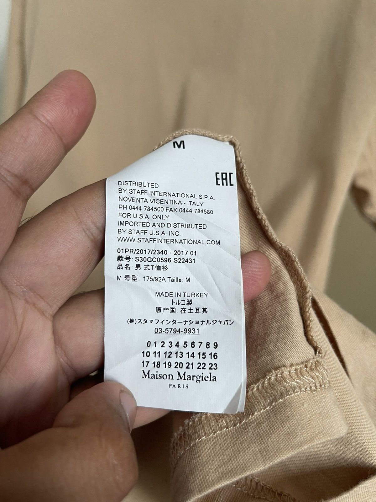 Maison Margiela MM10 Maison Margiela Tee Shirt Size US M / EU 48-50 / 2 - 5 Thumbnail
