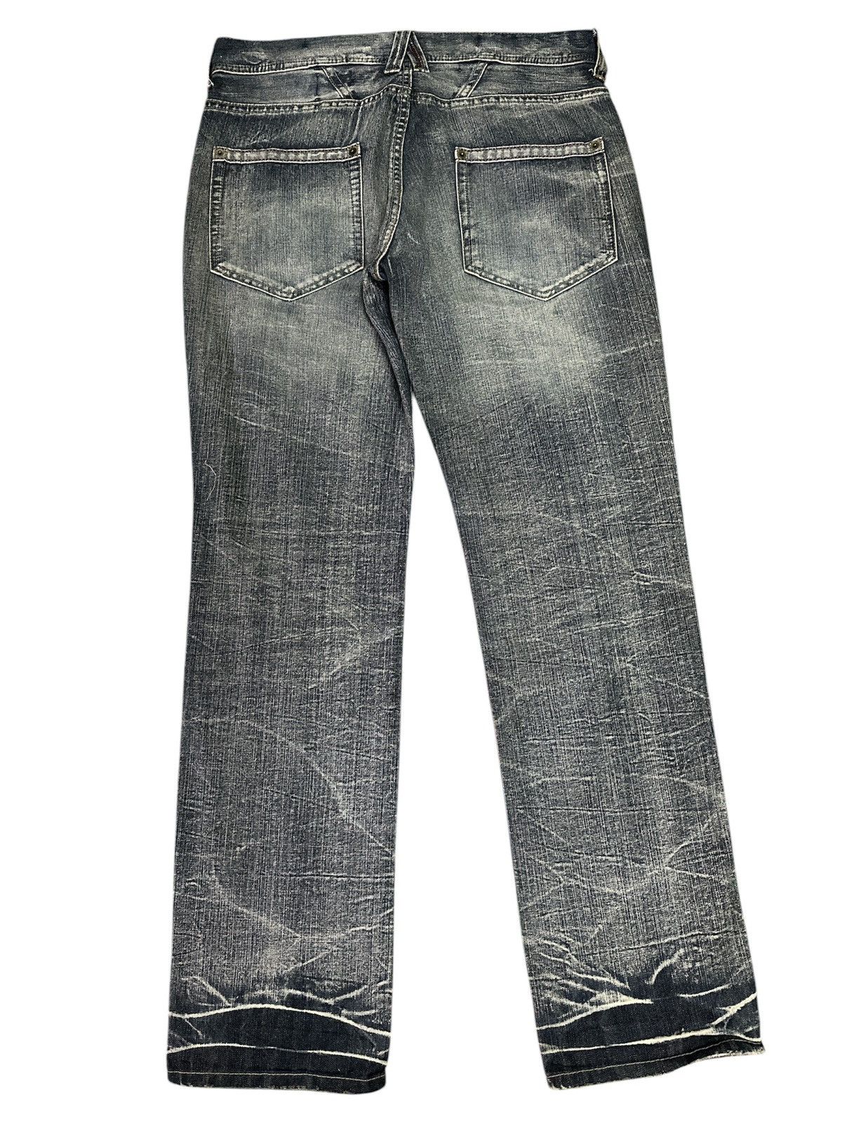 Kapital Flare 💥 Bluewash Superubis Denim 💥 Size US 34 / EU 50 - 3 Thumbnail