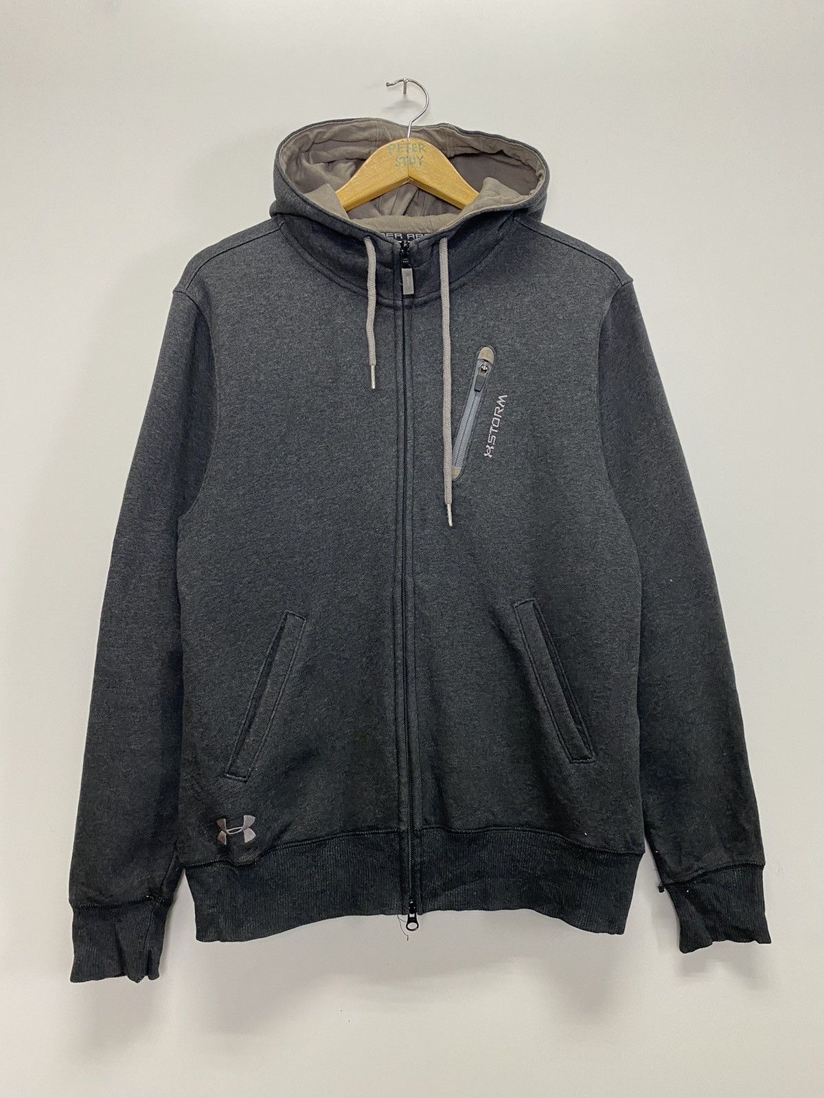 Under Armour × Vintage Under Armour big logo hoodies Size US M / EU 48-50 / 2 - 2 Thumbnail