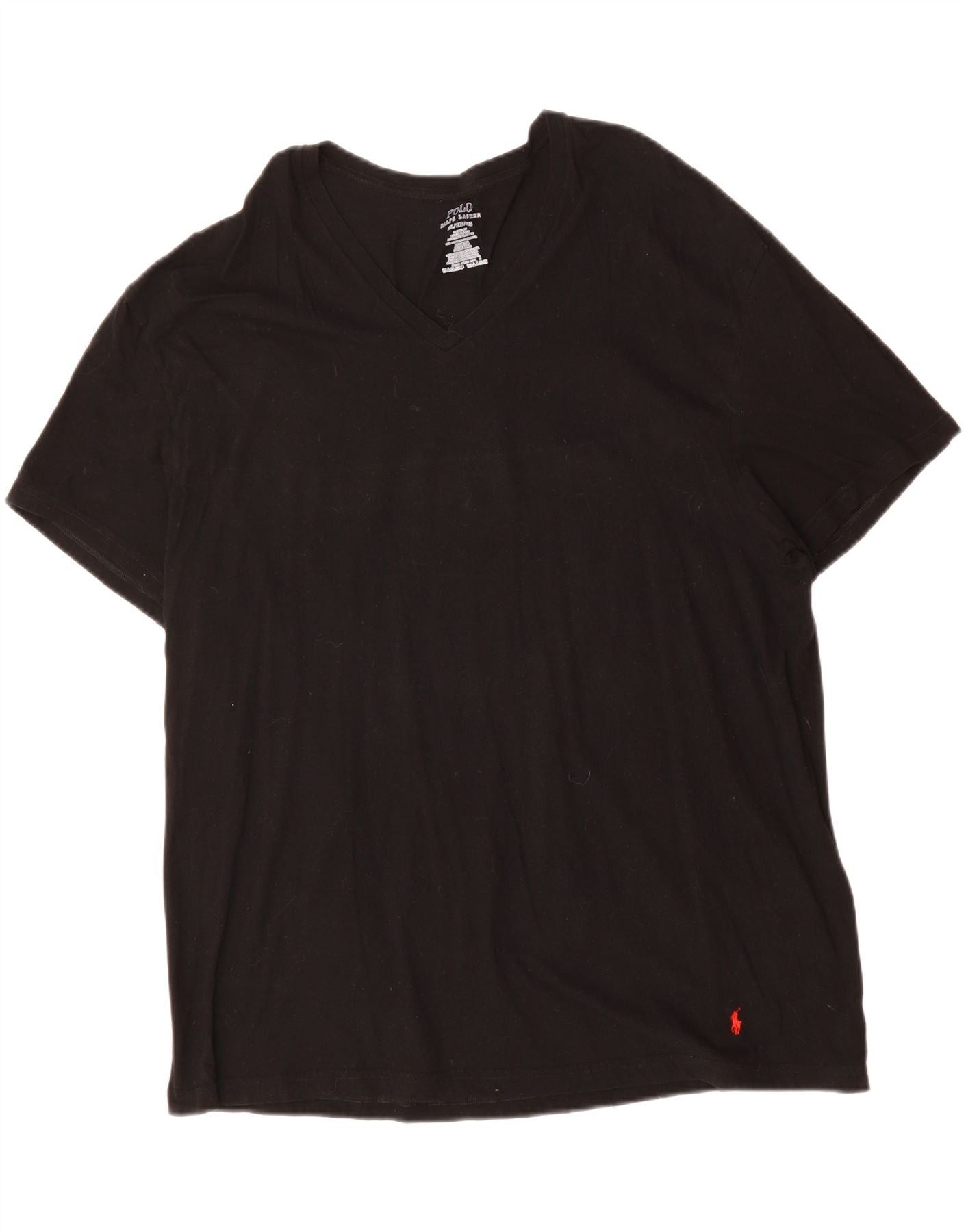 Polo Ralph Lauren Mens T-Shirt Top 2XL Black Cotton | Grailed