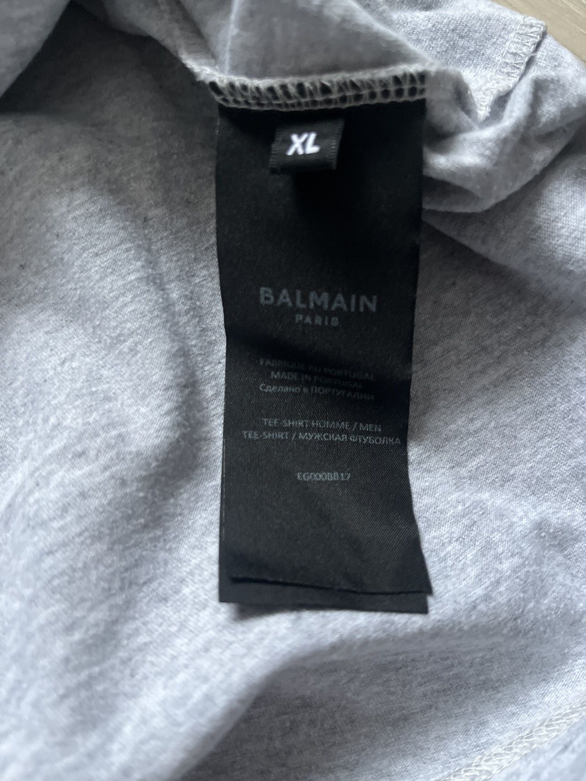 Balmain T-shirt Balmain Size US XL / EU 56 / 4 - 4 Thumbnail