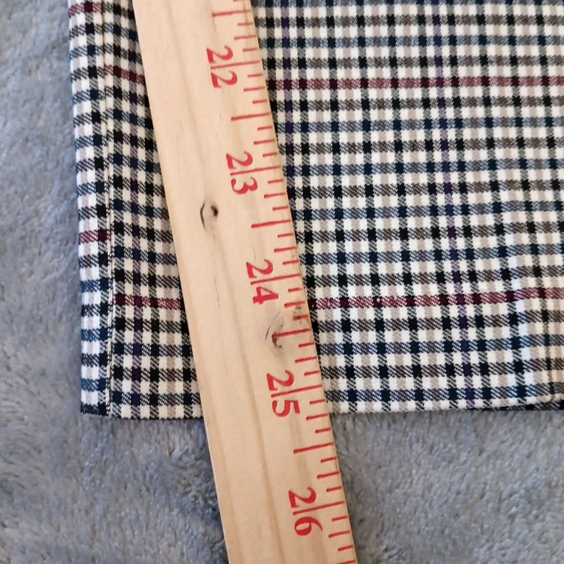 Vintage Briggs Womens Petite Pants Beige Plaid Pull On Stretch Ankle Size XLP 38x25 Size 40" / US 18 - 4 Thumbnail