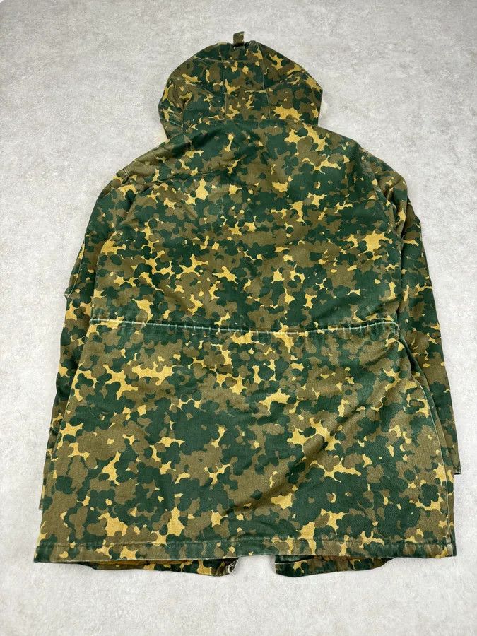 A.P.C. A.P.C. Military Camo Green Fox Fur Hooded Jacket Size US L / EU 52-54 / 3 - 9 Thumbnail