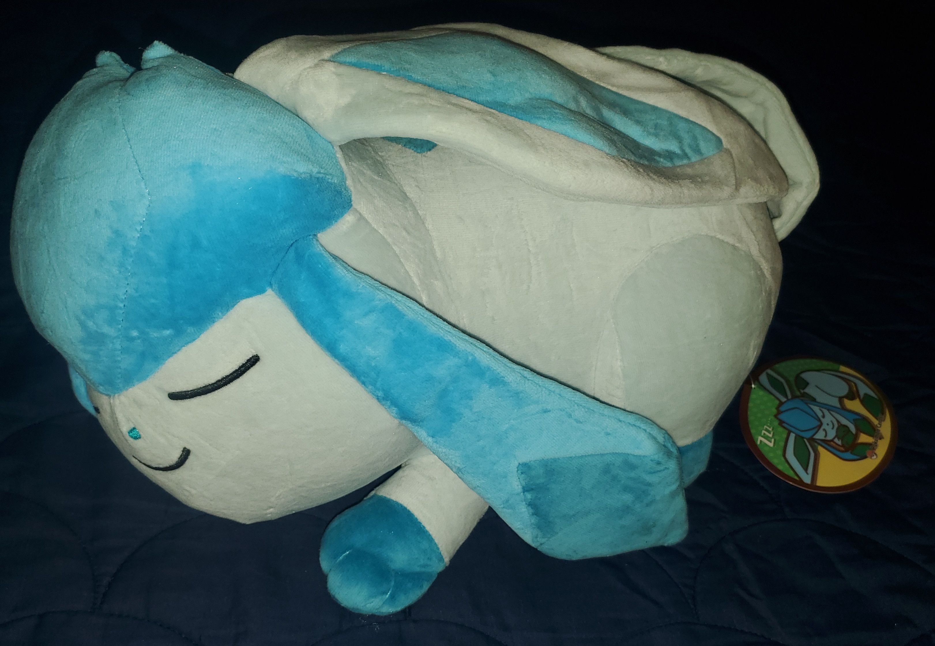 Pokemon Pokemon Center Glaceon Sleeper Plush Eeveelution Authentic Size ONE SIZE - 3 Thumbnail