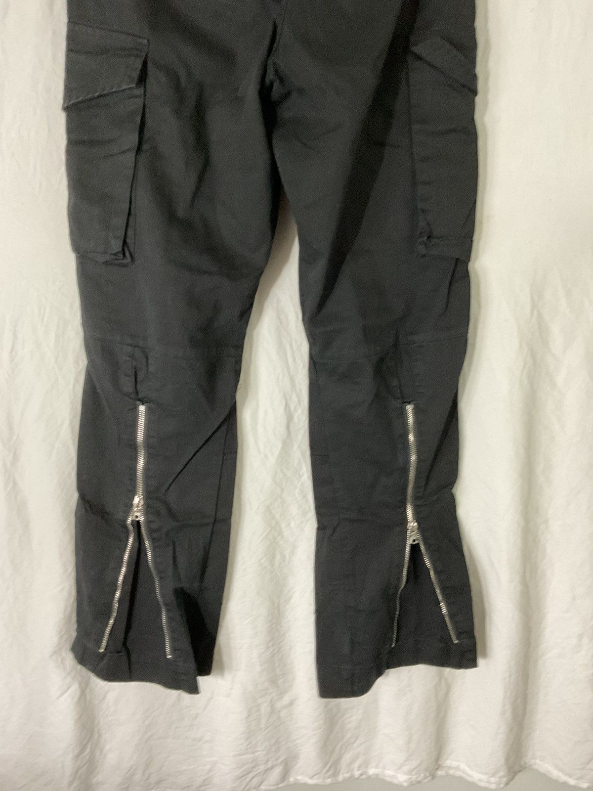 Japanese Brand Oversized Opium Zipper Cargo Pants Size US 30 / EU 46 - 4 Thumbnail