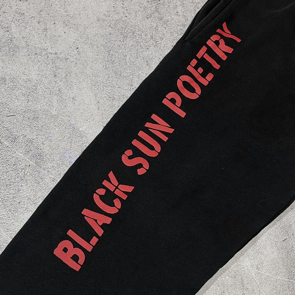 Palm Angels Palm Angels Black Sun Poetry Joger Sweatpants Size S Size US 30 / EU 46 - 4 Thumbnail
