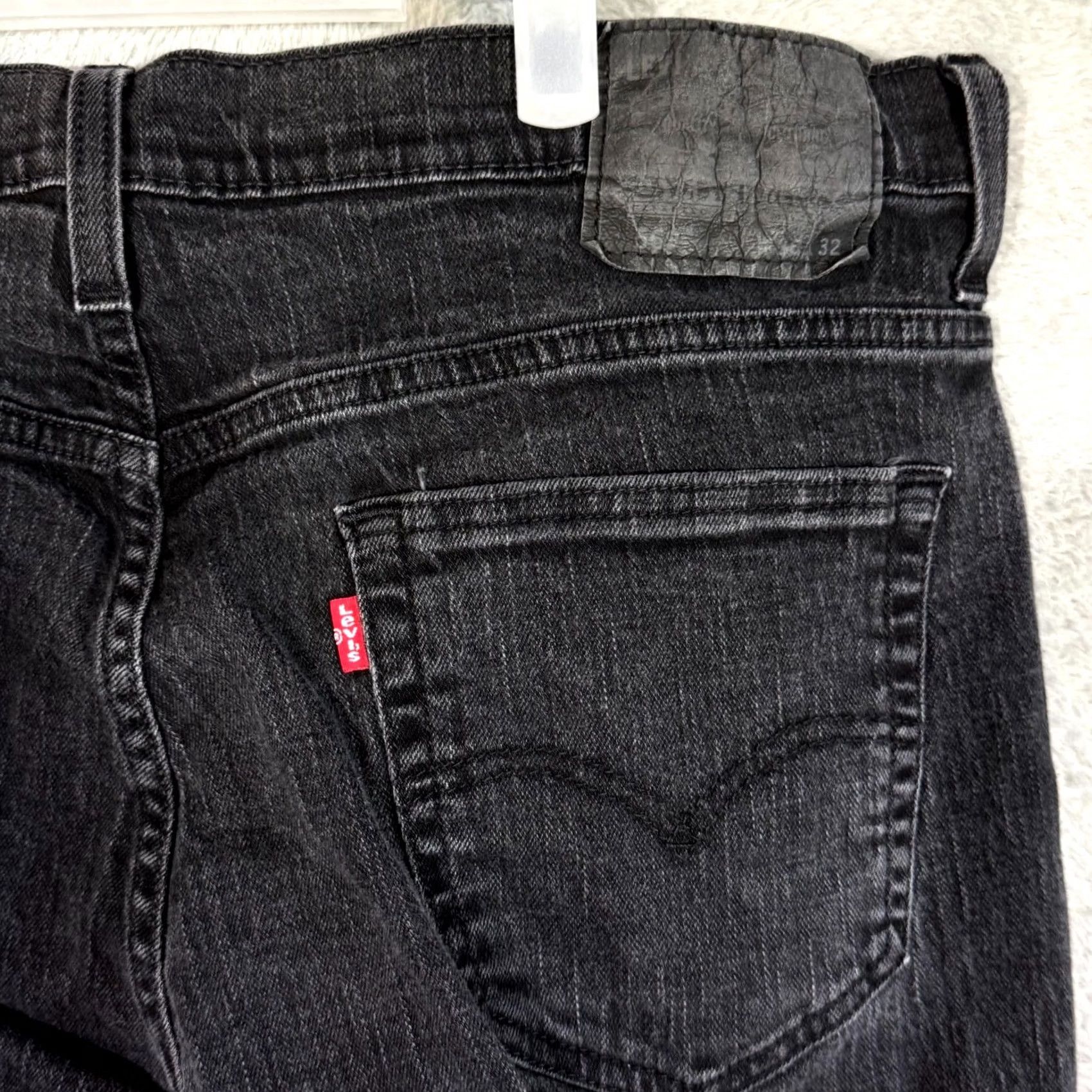 Levi's Levi’s 510 Jeans Men’s W33 x L30 Black Denim Mid-Rise Straight Leg Mens Size US 33 - 7 Thumbnail