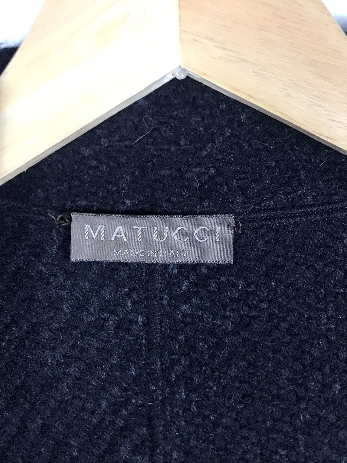 Designer × Vintage ⚡️Vintage Matucci Italy Wool Button Coat Jacket Size S / US 4 / IT 40 - 9 Thumbnail