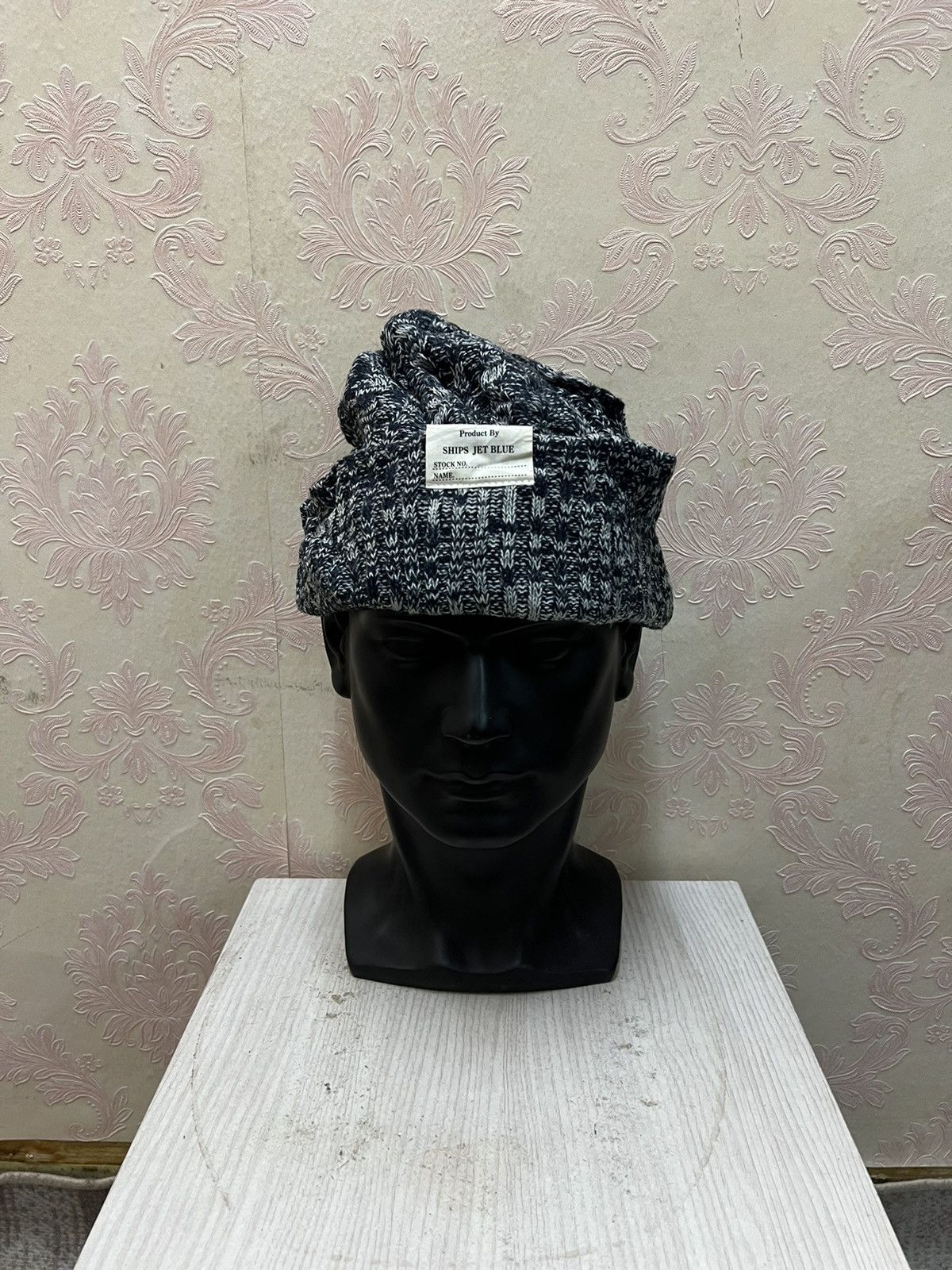 Ships Jet Blue Japanese Ships Jet Blue Crochet Beanie Hats Size ONE SIZE - 2 Thumbnail