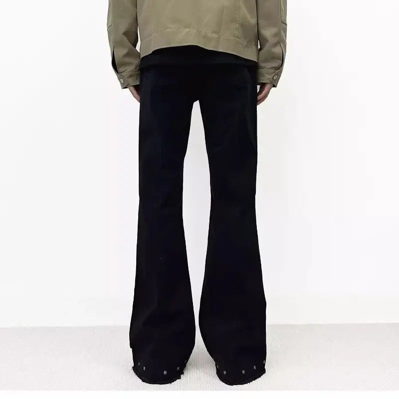 Japanese Brand Retro loose high street micro flared jeans Size US 30 / EU 46 - 4 Thumbnail