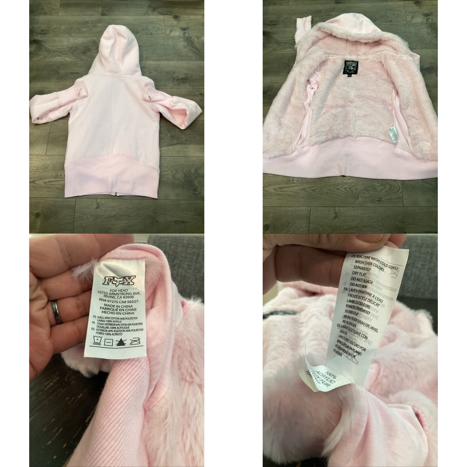 Fox Racing VINTAGE Fox Racing Sasquatch fur lined hoodie womens Size Medium Size M / US 6-8 / IT 42-44 - 8 Thumbnail