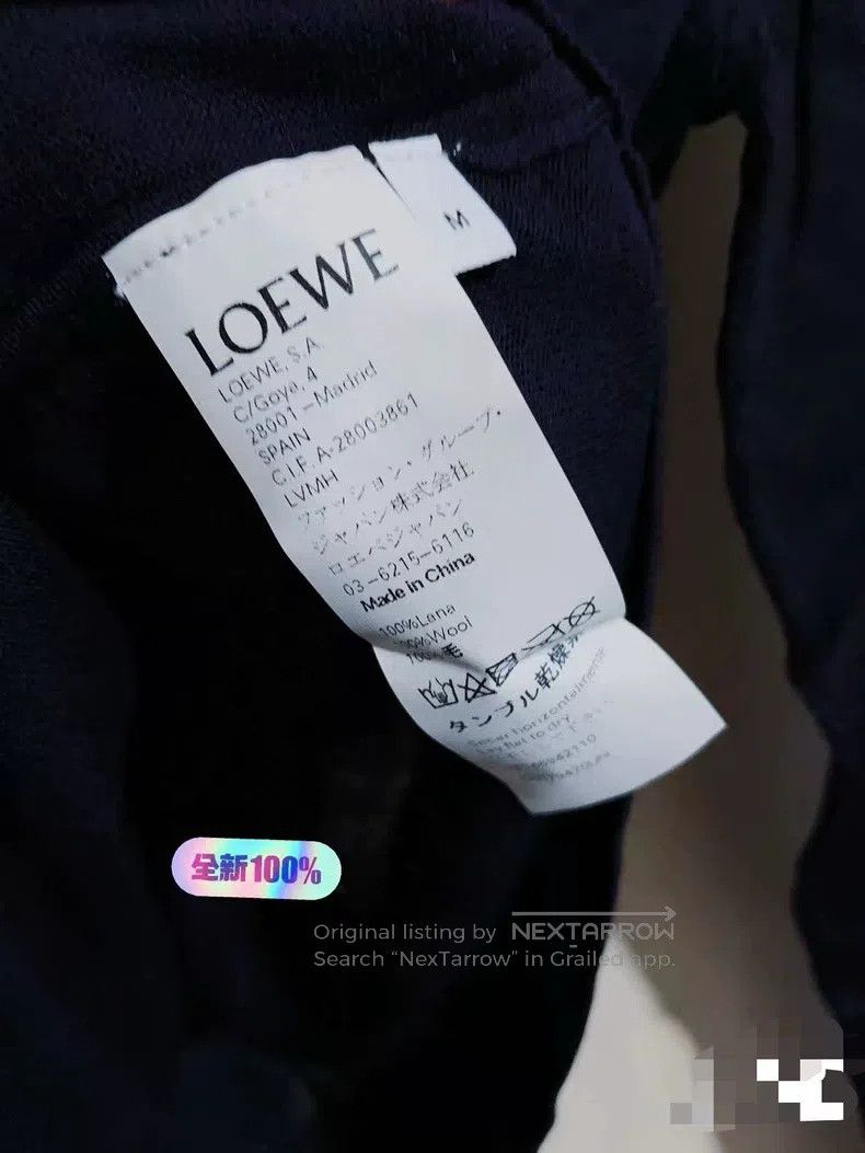 Loewe Loewe Wool Solid Color Crew Neck Knit Top Size S / US 4 / IT 40 - 8 Thumbnail