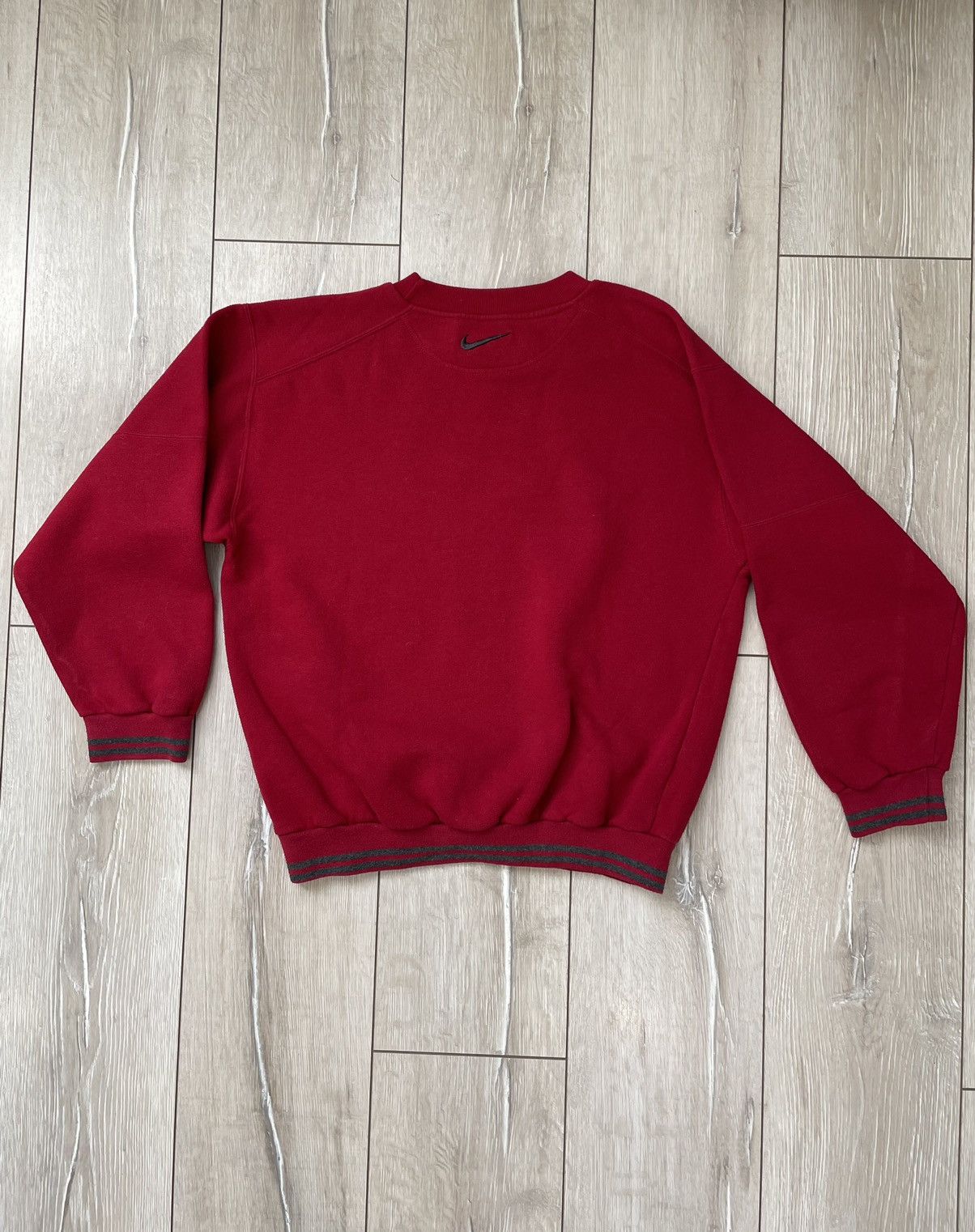 Nike × Vintage Vintage 90s woman's Nike sweatshirt big logo Size XS / US 0-2 / IT 36-38 - 8 Thumbnail