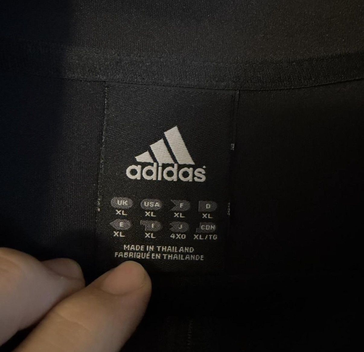 Adidas Adidas black jacket with white stripes Size XL Size US XL / EU 56 / 4 - 2 Thumbnail