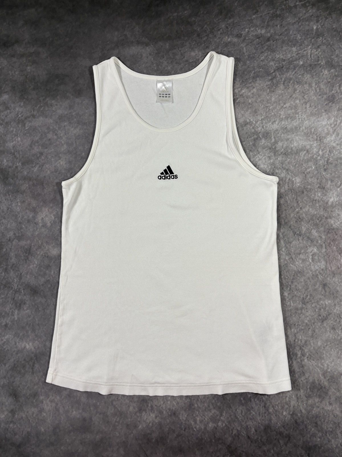Adidas Vintage Adidas Tank Top Sleeveless Undershirt Embroidered Size US XL / EU 56 / 4 - 3 Thumbnail