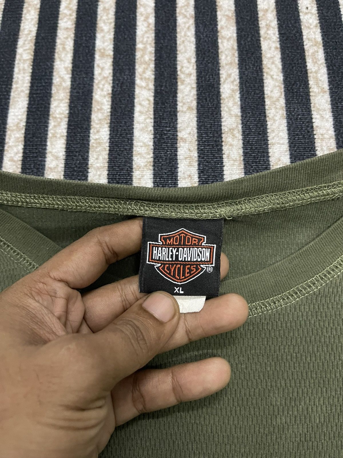 Harley Davidson VINTAGE 2006 HARLEY DAVIDSON CHI-TOWN LONG SLEEVE Size US XL / EU 56 / 4 - 8 Thumbnail